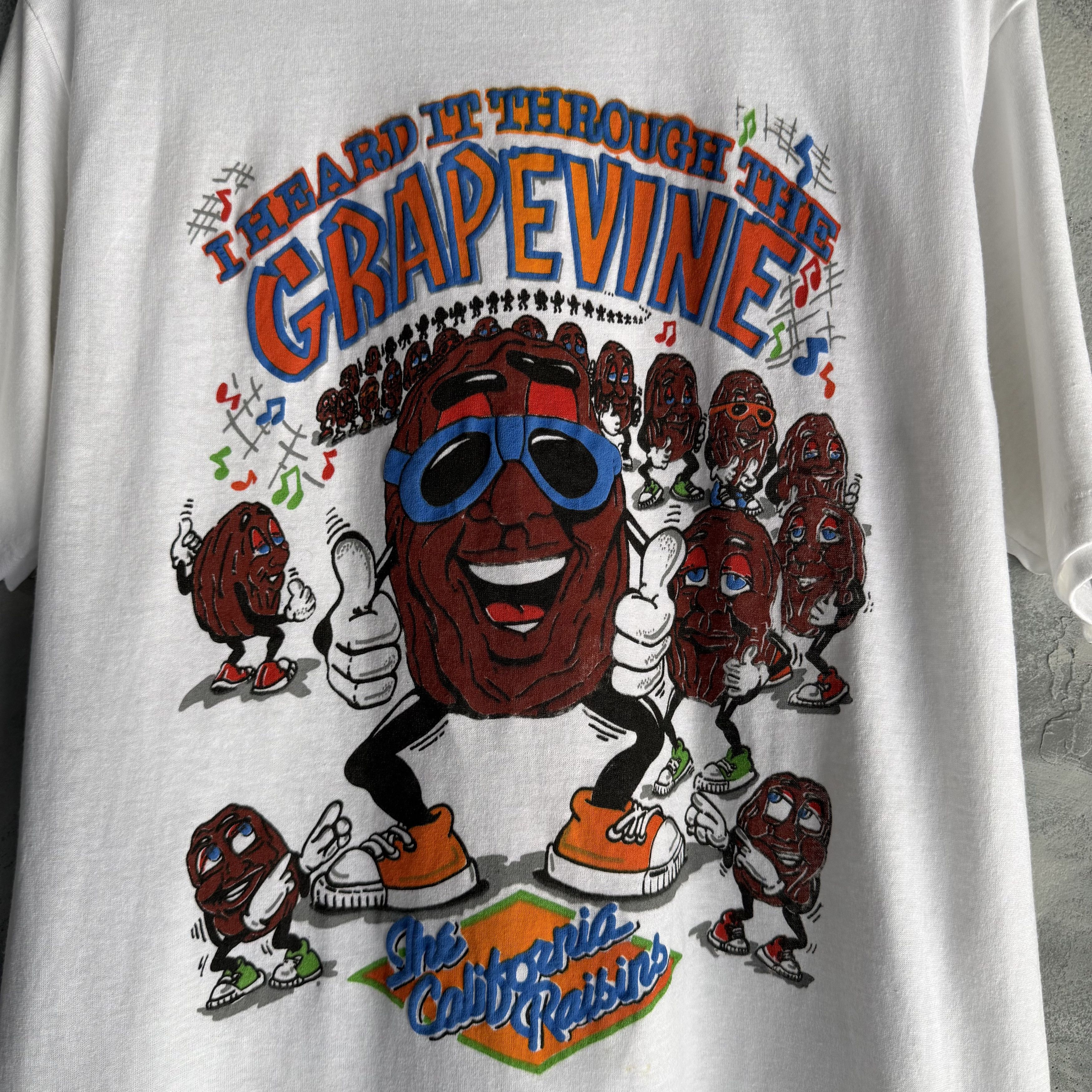 Other Vtg California Raisins T Shirt Mens Cartoon Grapevine 80s Size US L / EU 52-54 / 3 - 2 Thumbnail