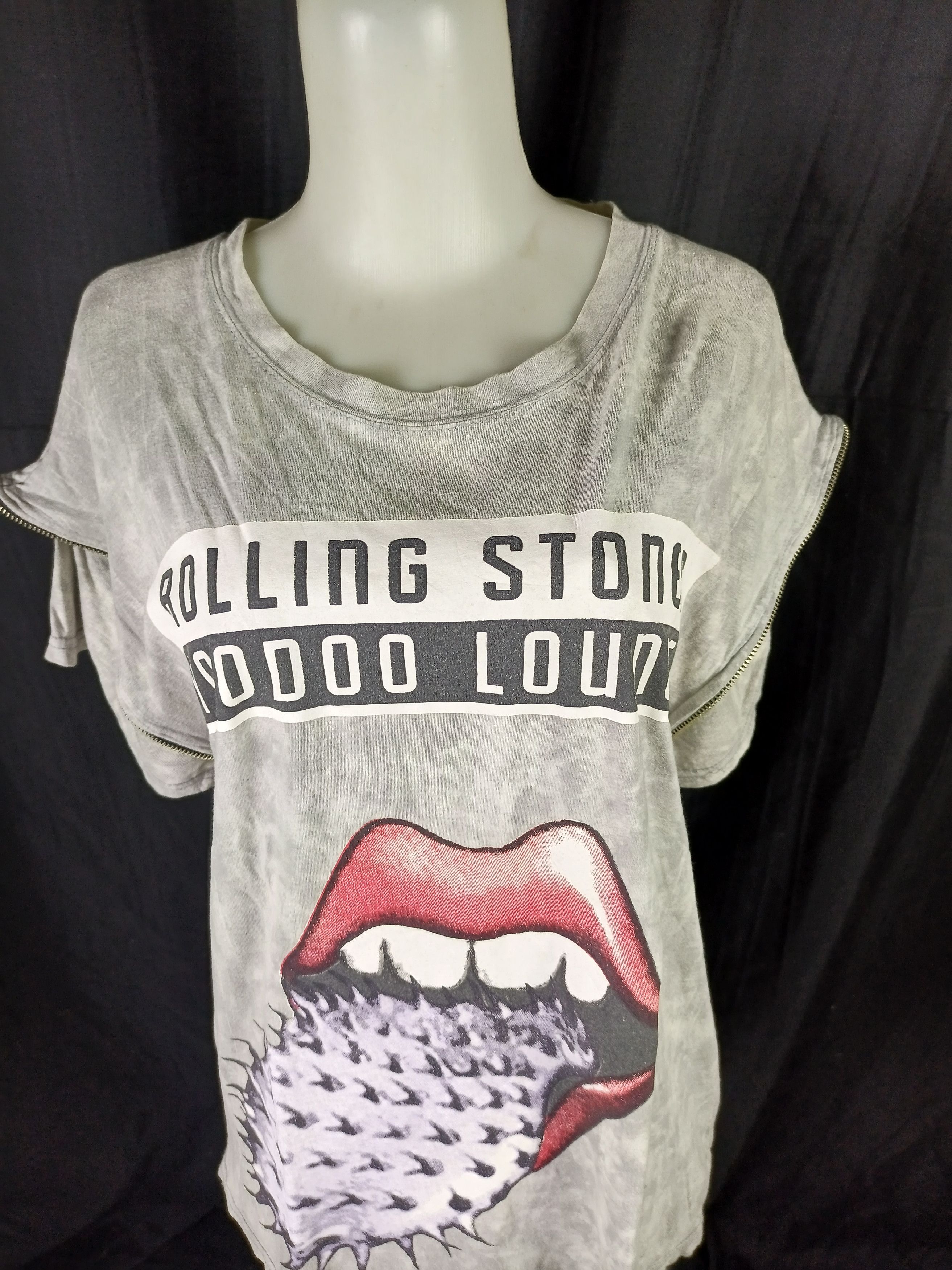 Band Tees × The Rolling Stones × Vintage HONEYCUBE The Rolling Stones Voodoo Lounge Tee Shirt Size XS / US 0-2 / IT 36-38 - 2 Thumbnail