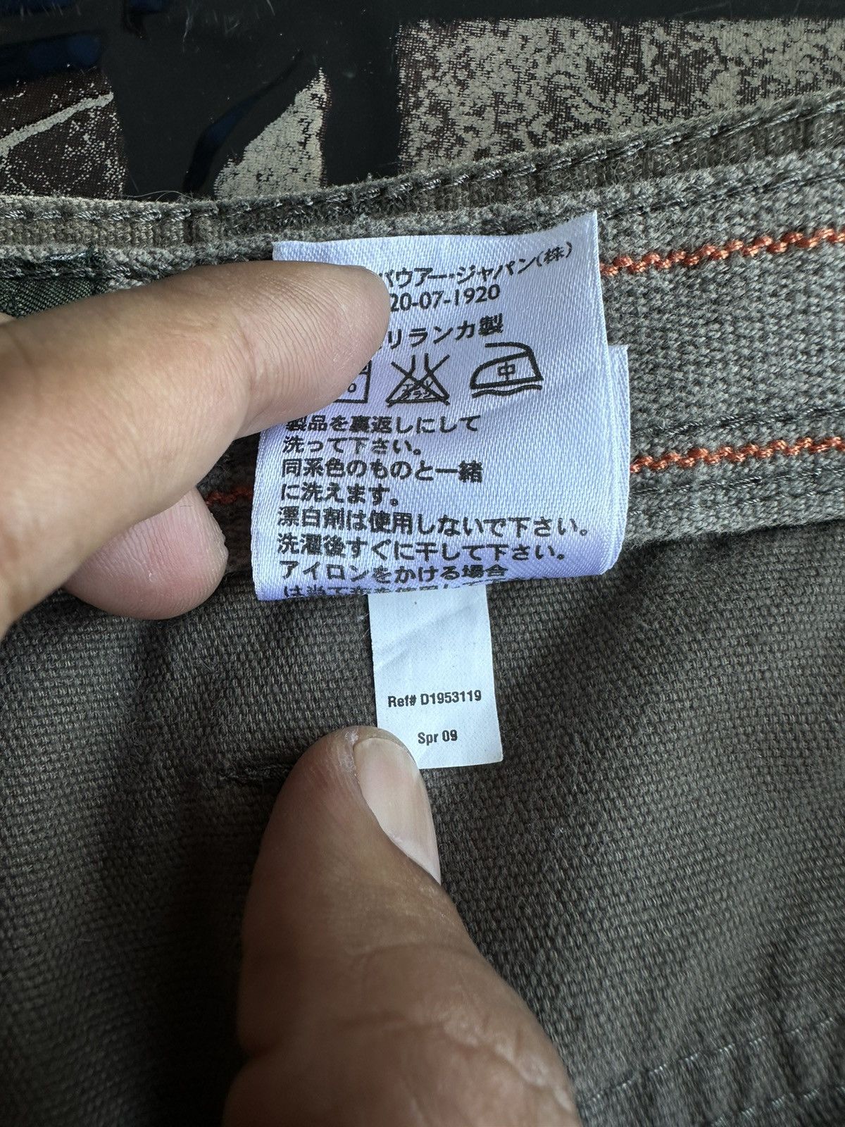 Eddie Bauer × Vintage Vintage Eddie Bauer Baggy Sunfaded Cargo Pant D161 Size US 36 / EU 52 - 11 Thumbnail