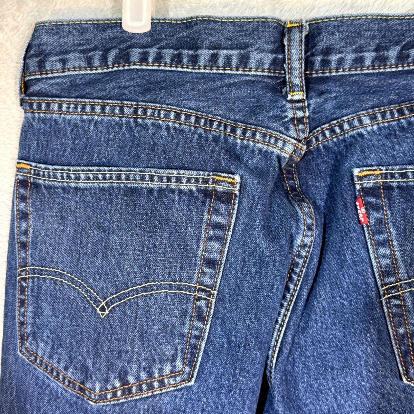 Levi's Levi’s 505 Jeans Men’s 36 x 30 Blue Denim Straight Mid-Rise Stretch, Button Fly, 5-Pocket Design, Regular Fit, Cotton Spandex Size US 36 / EU 52 - 6 Thumbnail