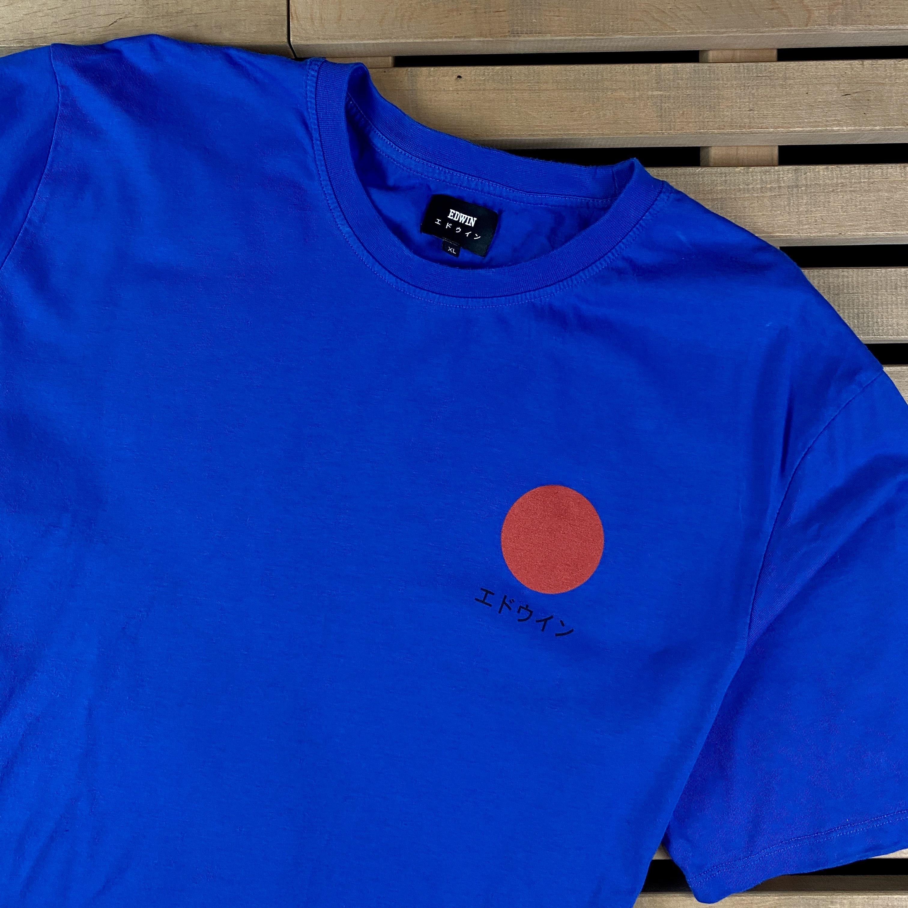 Edwin × Japanese Brand Mens Short Sleeve T-Shirt Edwin Size XL Cotton Size US XL / EU 56 / 4 - 2 Thumbnail