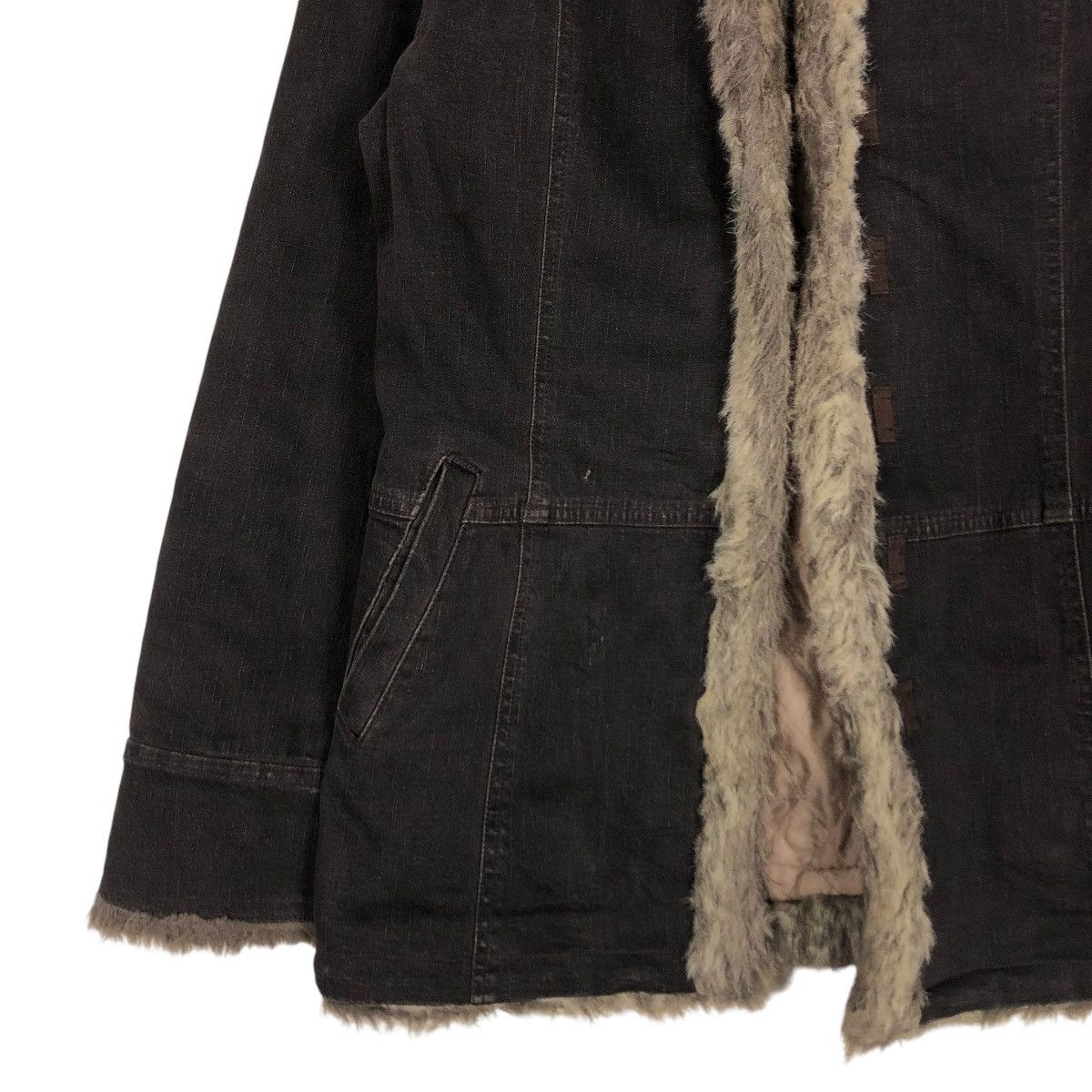 Japanese Brand 🔥VINTAGE SHEARLING MINK FUR BIKER JACKET MICHEL KLEIN PARIS Size US S / EU 44-46 / 1 - 6 Thumbnail