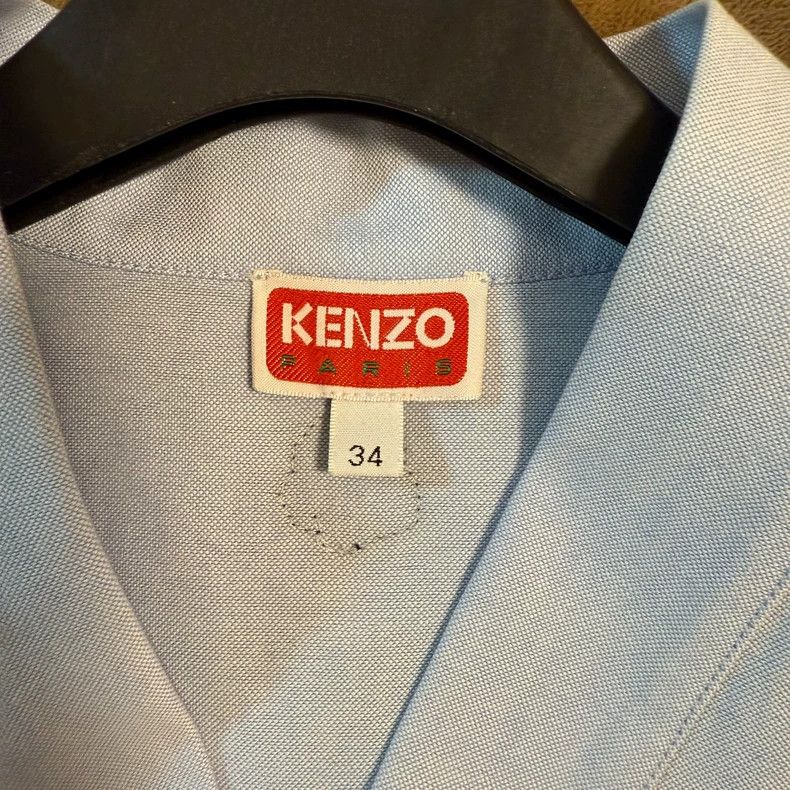 Kenzo KENZO Light blue shirt style jacket Size XXS / US 00 / IT 34 - 4 Thumbnail