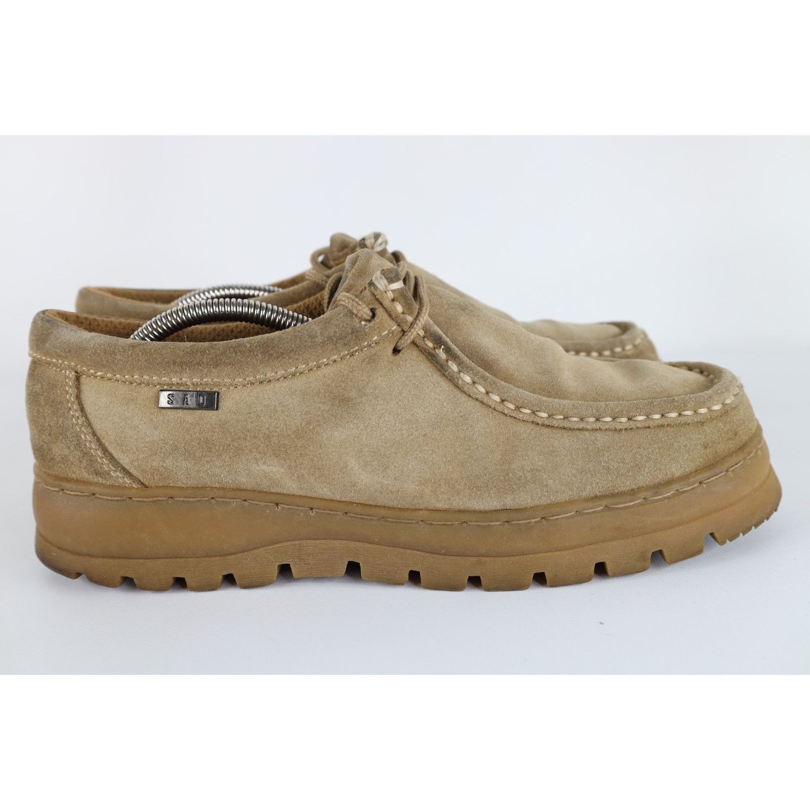 Vintage Vintage 90s Streetwear Chunky Platform Suede Leather Shoes Size US 11 / EU 44 - 4 Thumbnail
