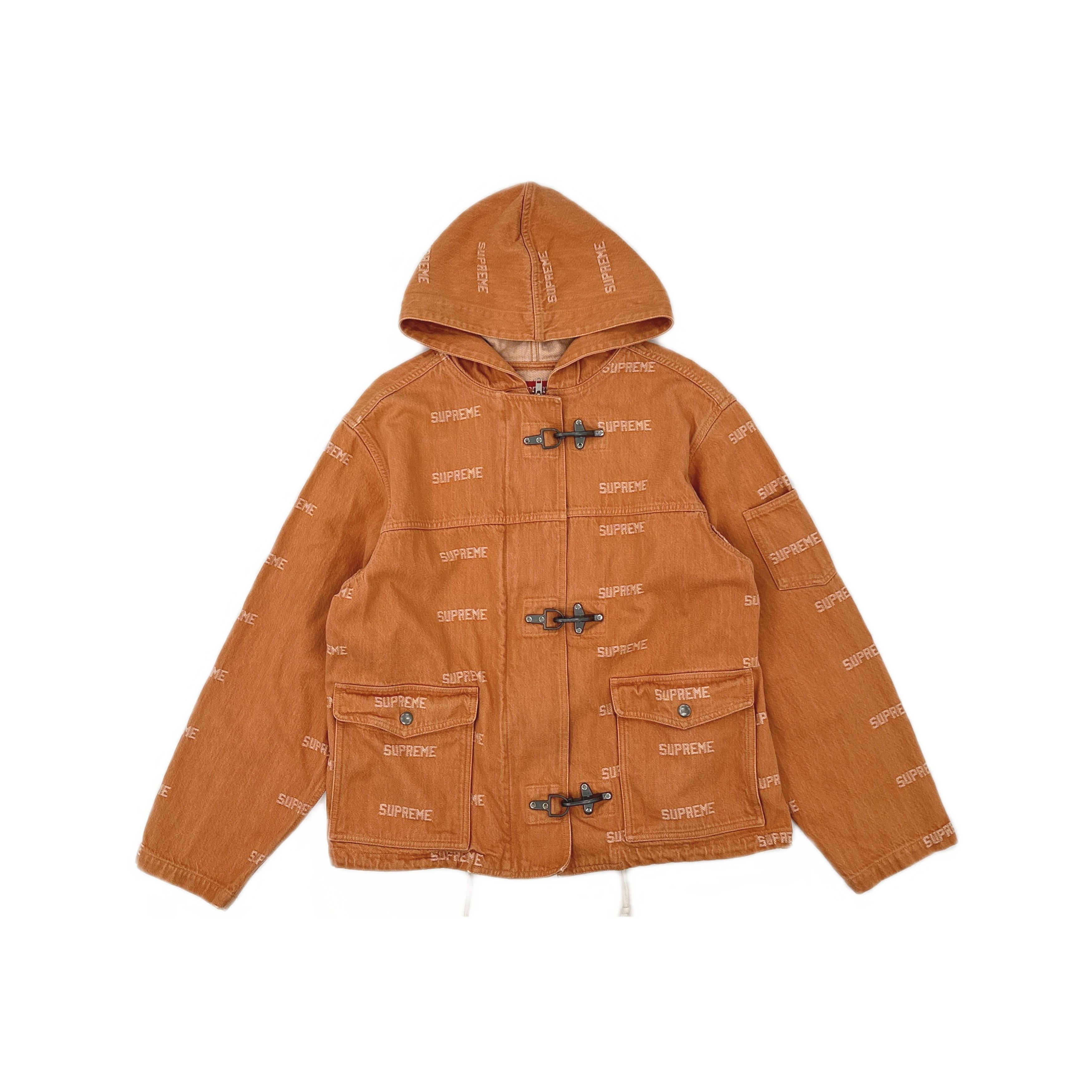 Supreme Supreme Logo Denim Turnout Jacket Size M Size US M / EU 48-50 / 2 - 1 Thumbnail