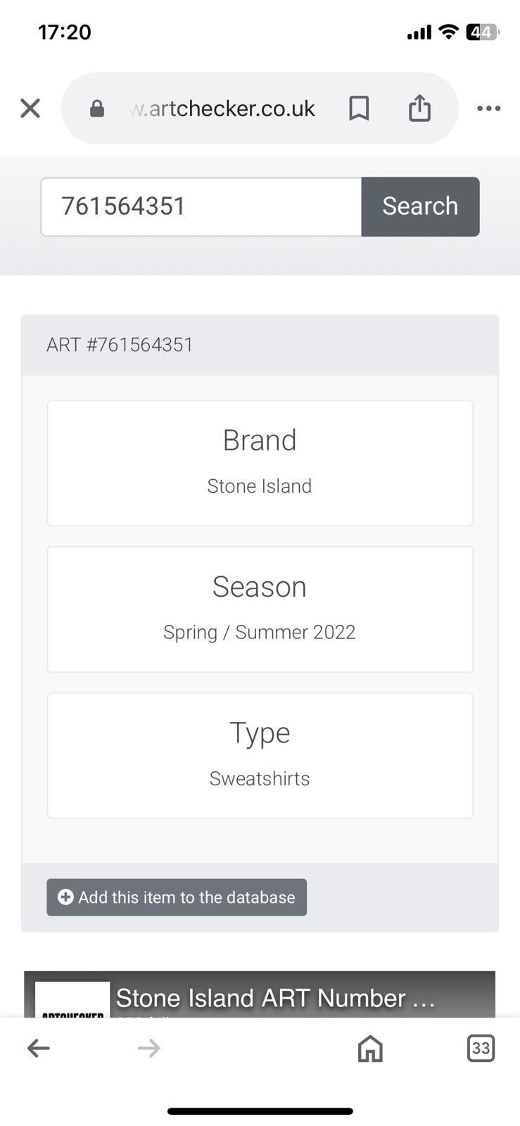 Stone Island Stone island full zip cotton sweater SS22 Size US L / EU 52-54 / 3 - 21 Thumbnail