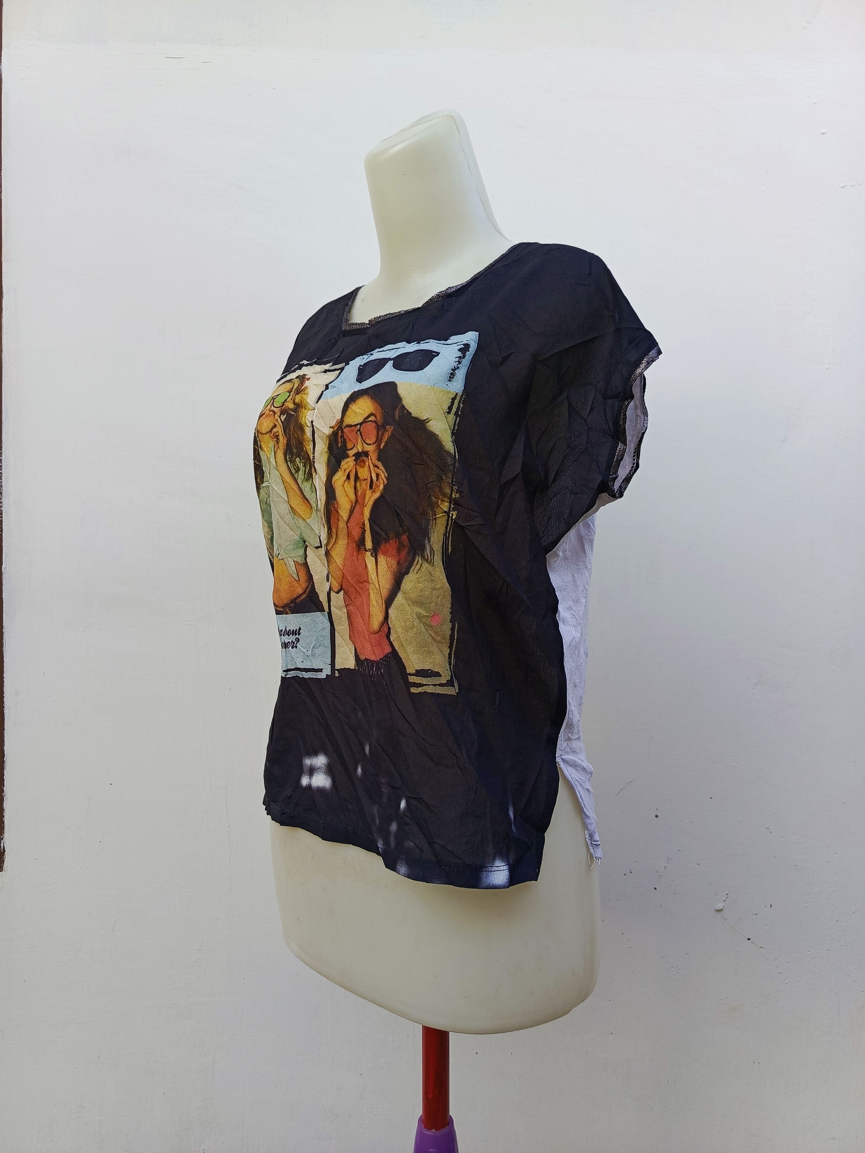 Other Cache Cache Graphic Tee Y2K Aesthetic Girl Print Top Size S / US 4 / IT 40 - 5 Thumbnail