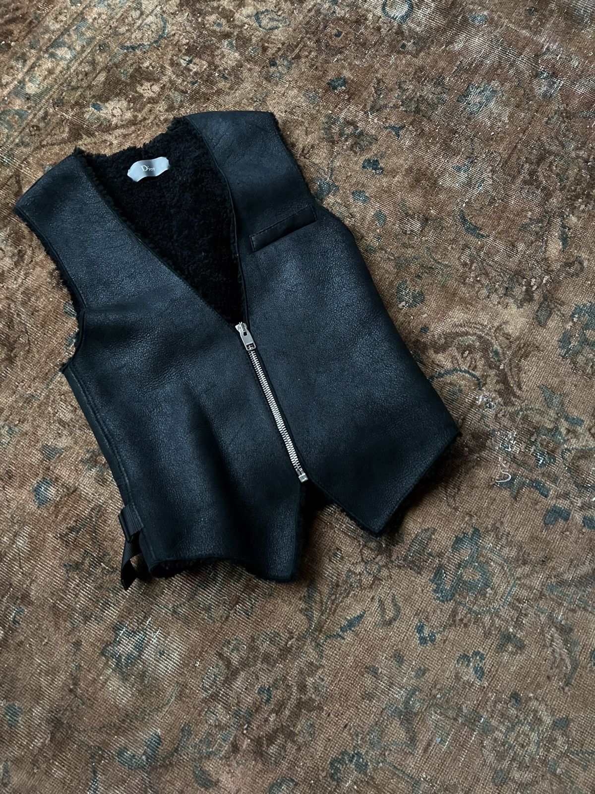Dior Homme FW07 Navigates Shearling Vest