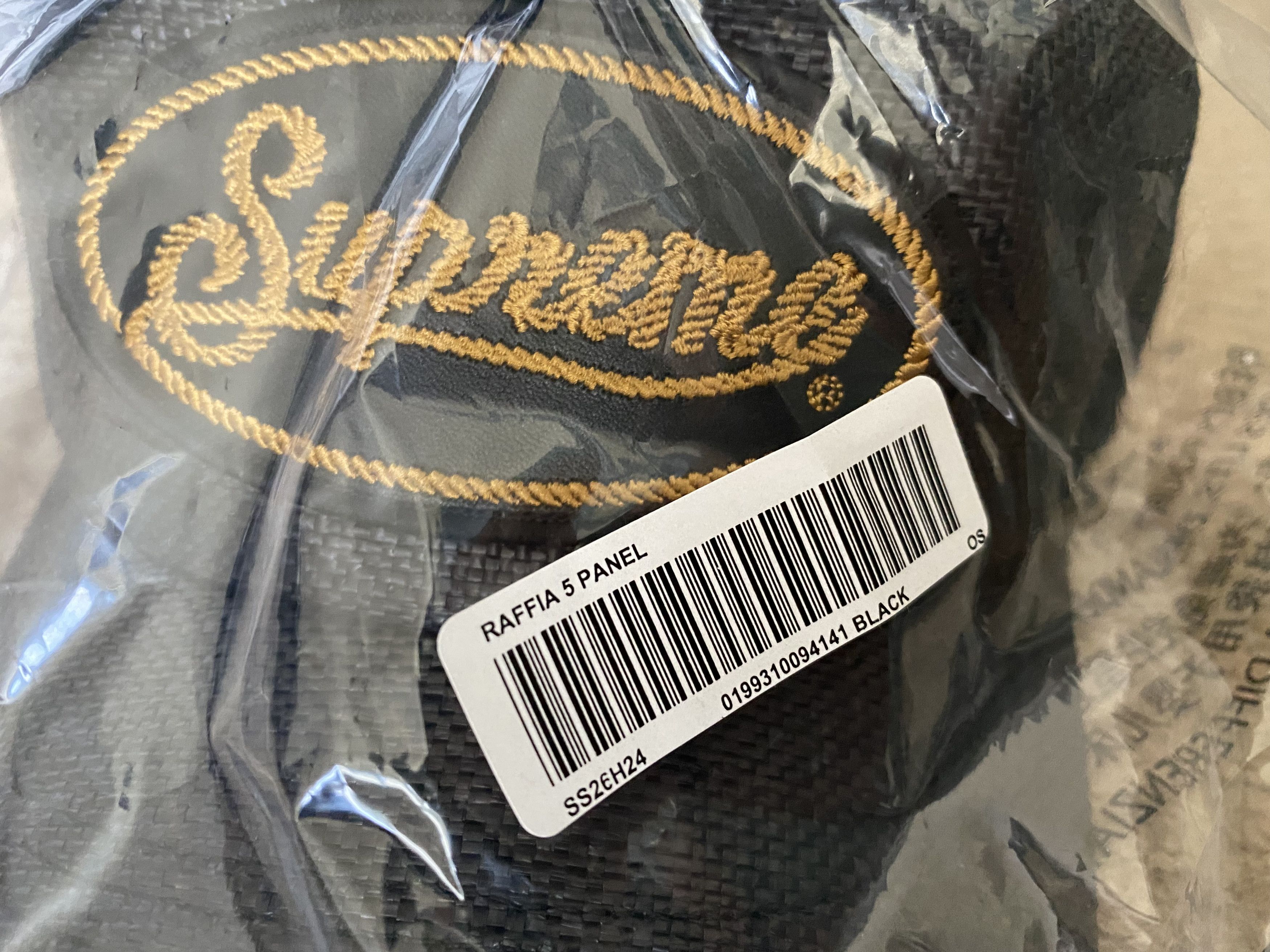 Supreme Supreme Raffia Mesh Back 5-Panel Size ONE SIZE - 2 Thumbnail