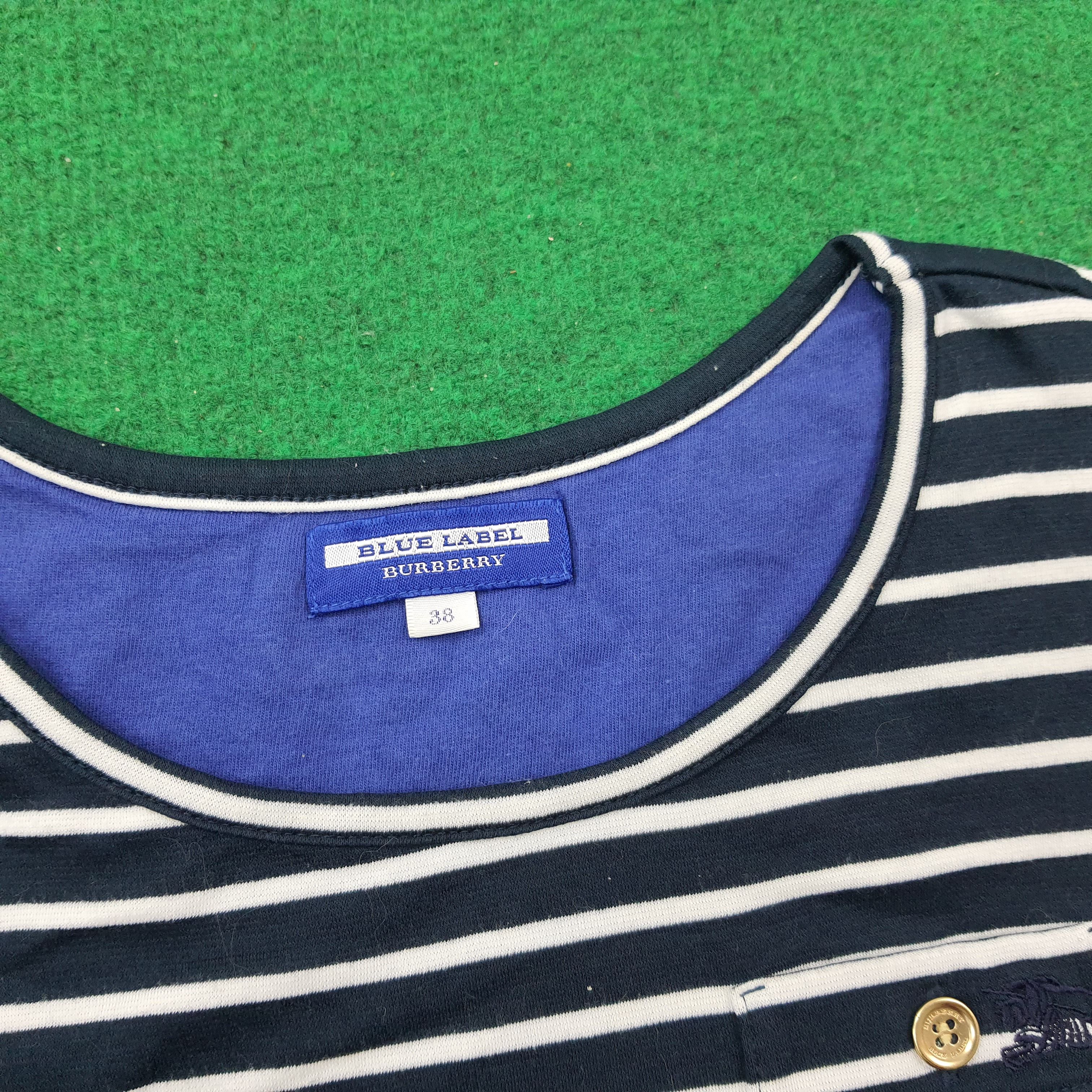 Burberry × Vintage Vintage Burberry Blue Label Stripes Maxi Dresses C196N4 Size S / US 4 / IT 40 - 6 Thumbnail