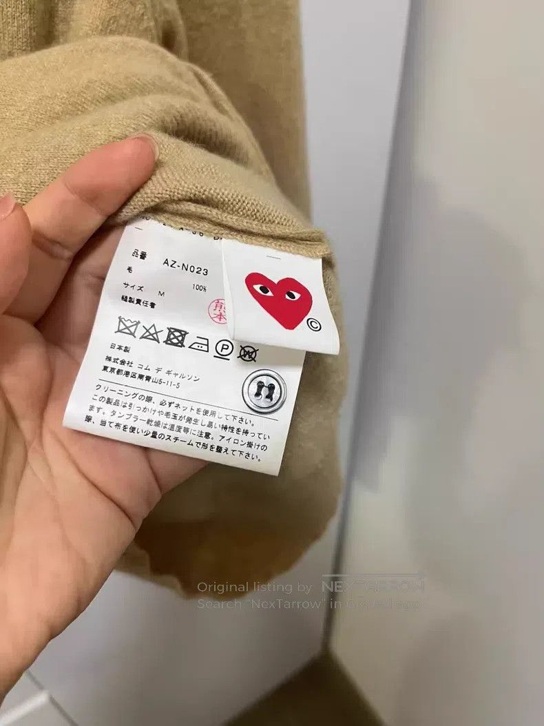 Comme des Garcons Comme Des Garcons Black Heart Knit Cardigan Size M / US 6-8 / IT 42-44 - 4 Thumbnail