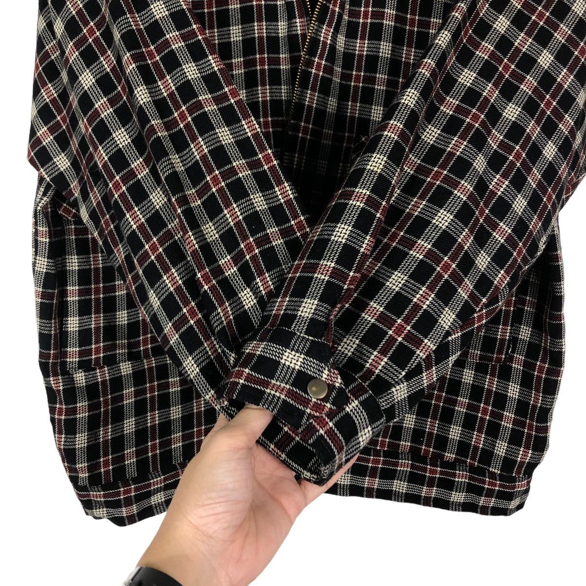 Japanese Brand 🔥Vintage Tartan Design Bomber Jacket Johni Dan Issey Miyake Size US M / EU 48-50 / 2 - 12 Thumbnail
