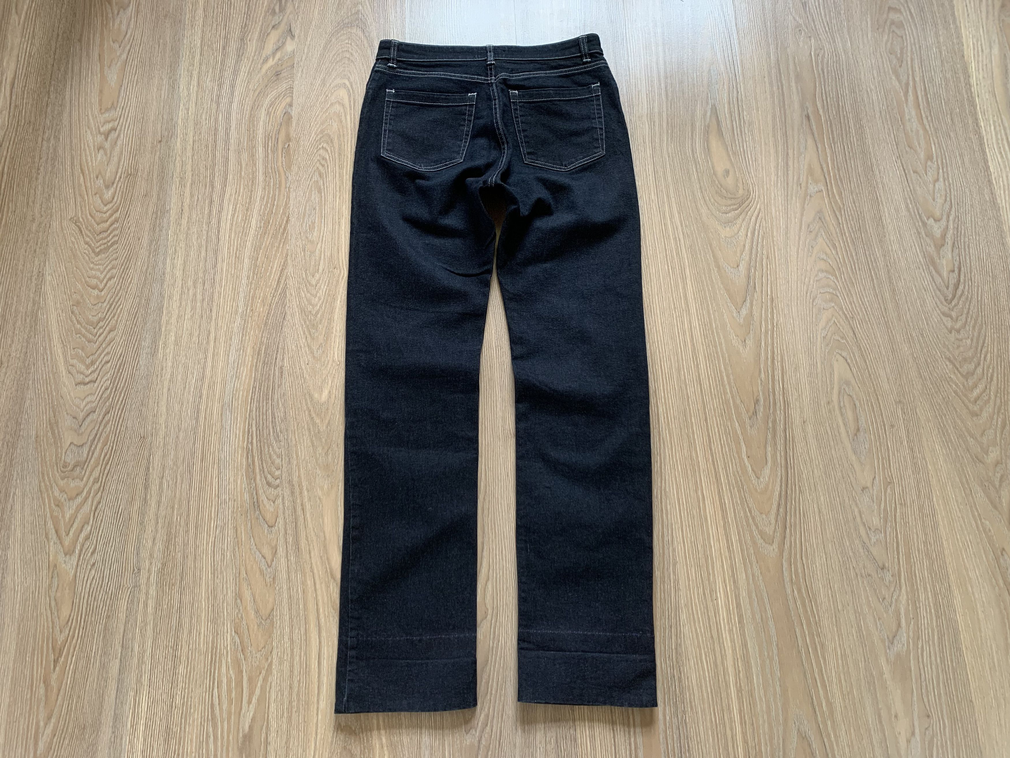 Burberry × Vintage Burberry Vintage Womens Blue Denim Jeans Plaid Cuffs Size 32" / US 10 / IT 46 - 3 Thumbnail