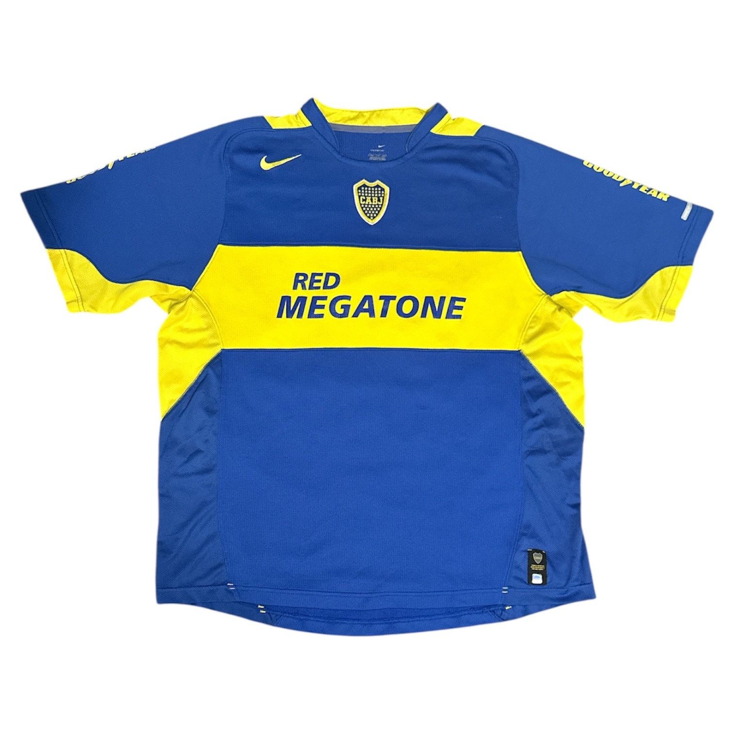 Nike NIke CABJ Argentina Boca Juniors Red Megatone Home Jersey Size US XXL / EU 58 / 5 - 1 Thumbnail