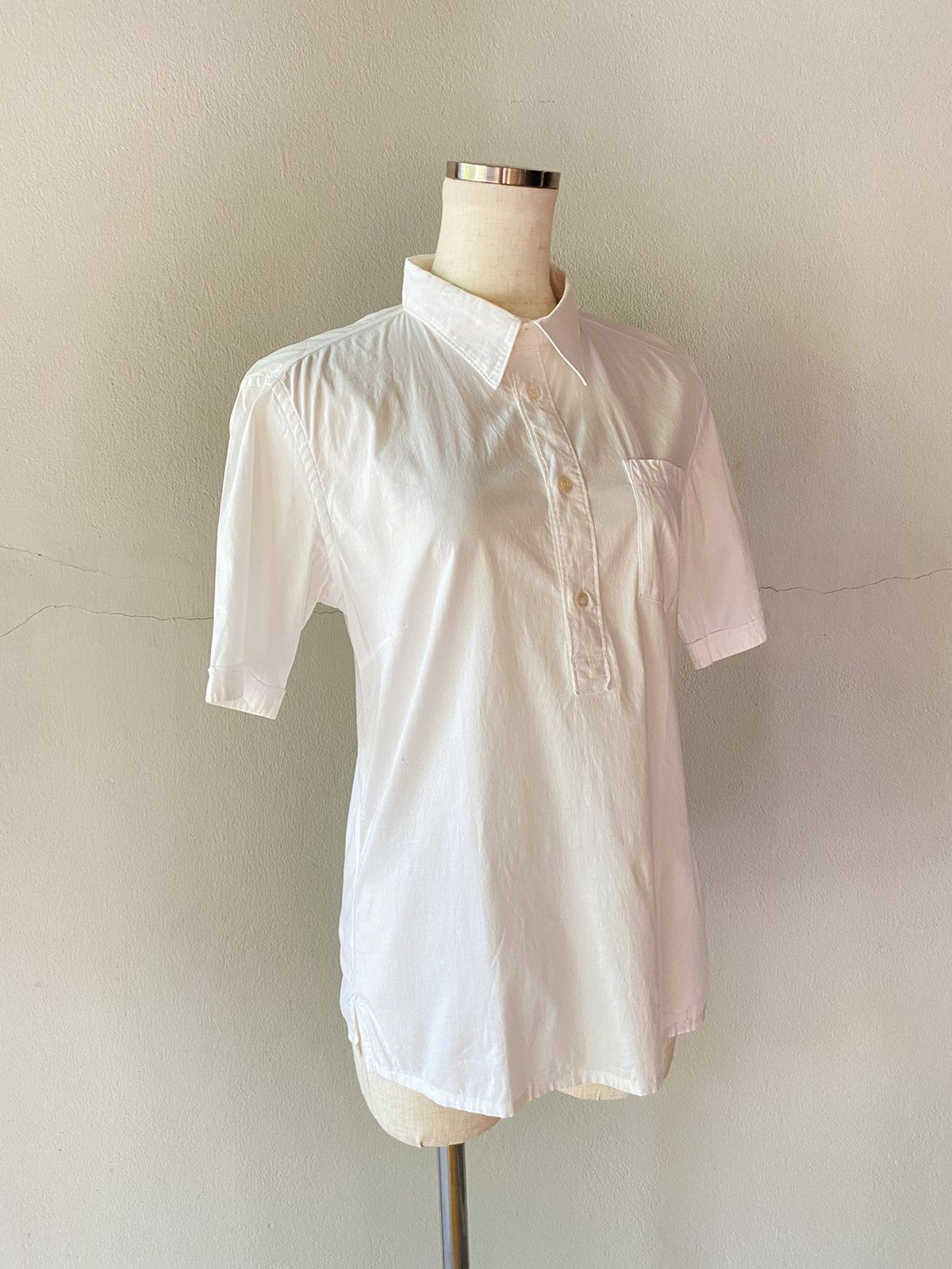 Zucca ZUCCA White Short-Sleeve Shirt Size US M / EU 48-50 / 2 - 8 Thumbnail