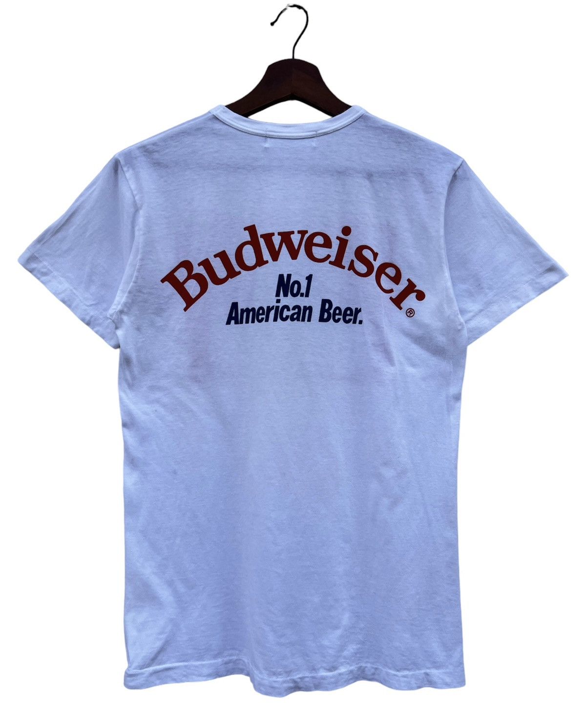 Vintage Vintage Budweiser White Shirt Size US S / EU 44-46 / 1 - 6 Thumbnail