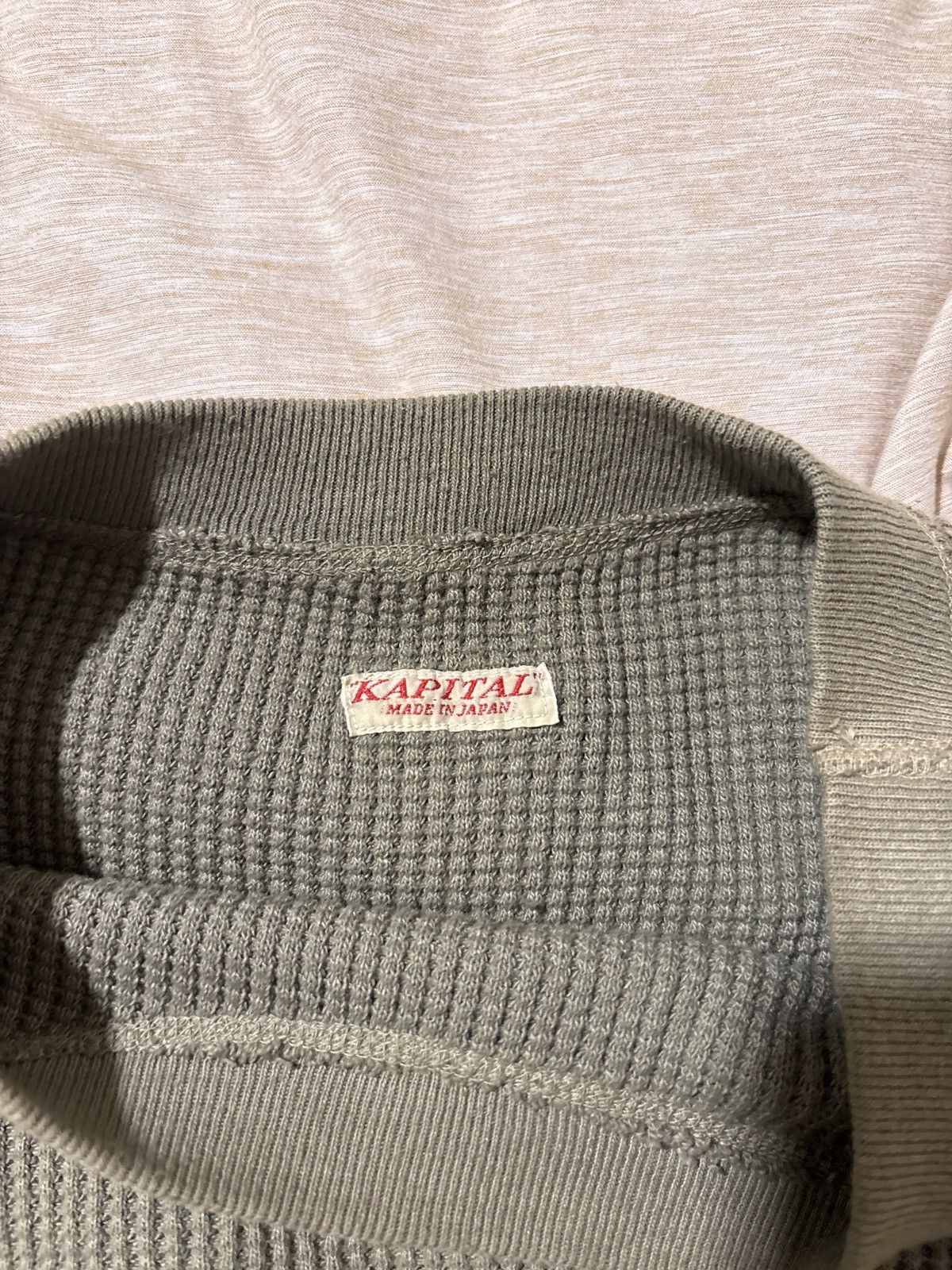 Kapital Kapital Waffle-Knit Sweatshirt Size US M / EU 48-50 / 2 - 3 Thumbnail