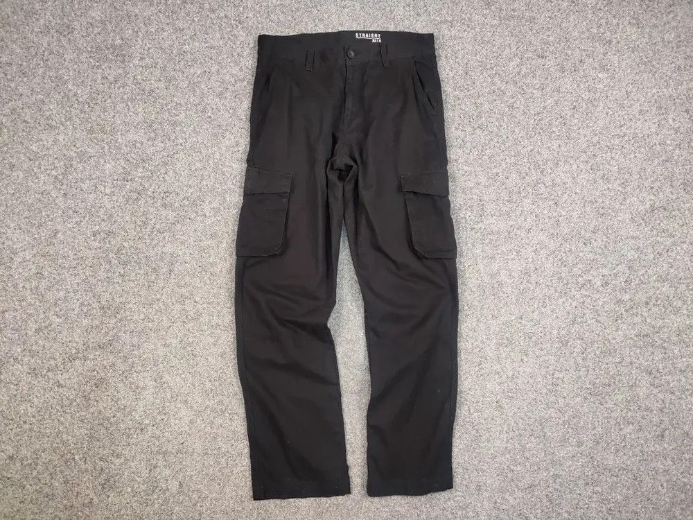 Japanese Brand Vintage 90's Japanese Black Pocket Cargo Pants Size US 32 / EU 48 - 6 Thumbnail