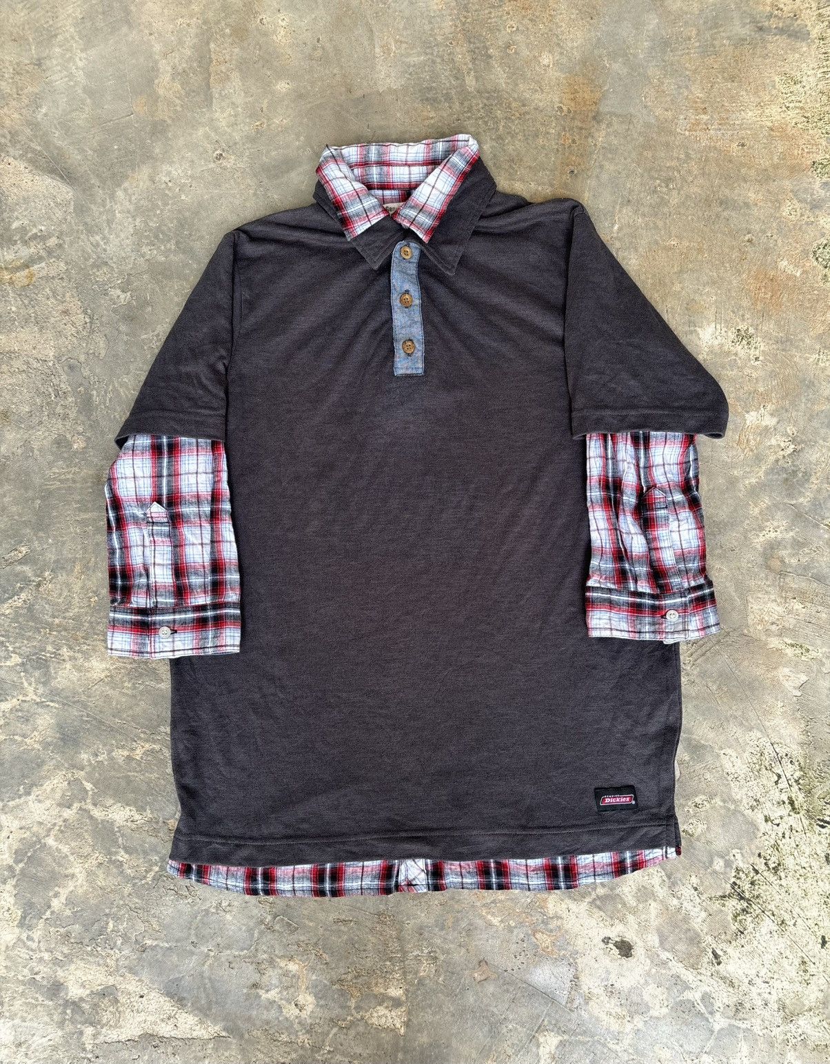 Dickies × If Six Was Nine × Japanese Brand Y2k Double Layer Dickies Shirt Button up Size US L / EU 52-54 / 3 - 1 Thumbnail