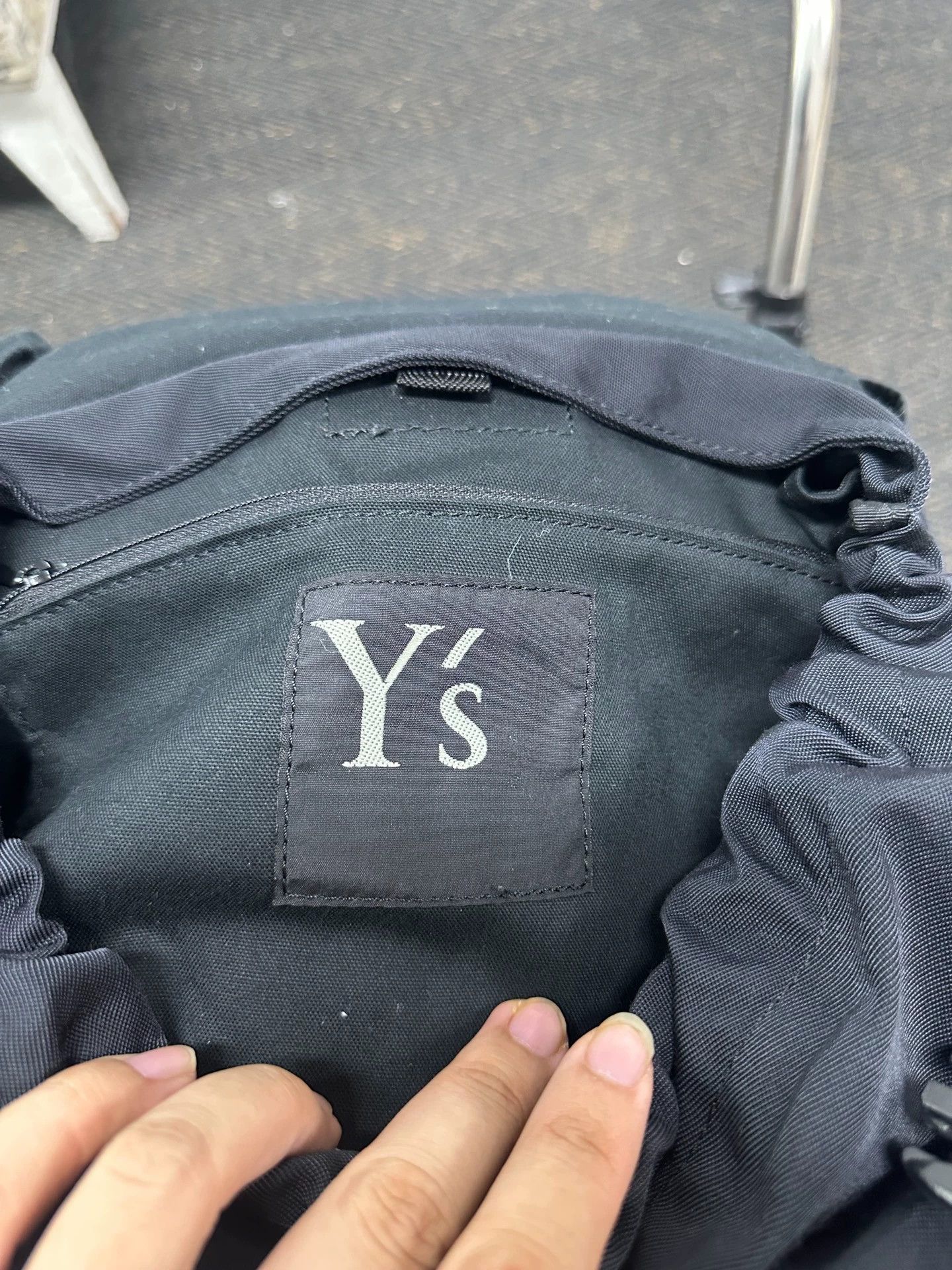 Yohji Yamamoto Yohji Yamamoto Pour Homme nylon leather panel backpack Size ONE SIZE - 7 Thumbnail