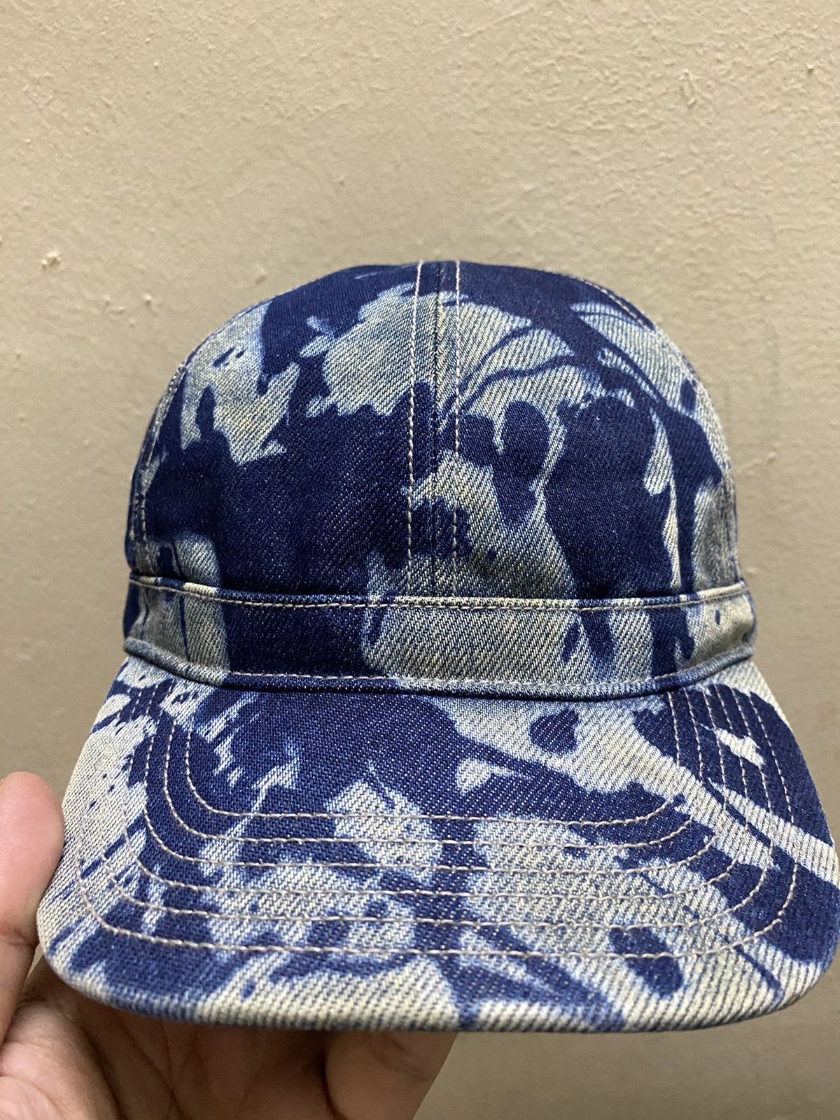 Columbia × Vintage Columbia Denim Tie-Dye Fitted Cap Size ONE SIZE - 4 Thumbnail