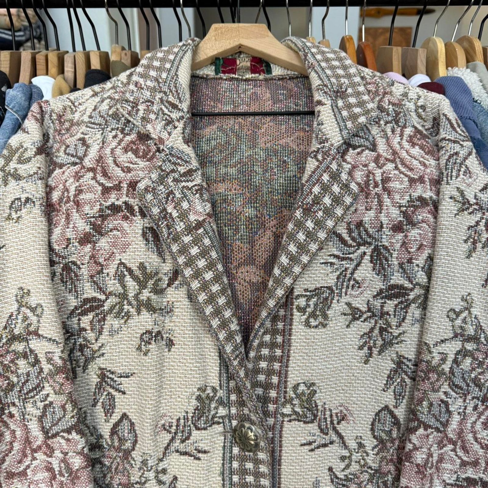 Orvis Vintage 80s Orvis Women's Floral Jacket Size XL / US 12-14 / IT 48-50 - 2 Thumbnail