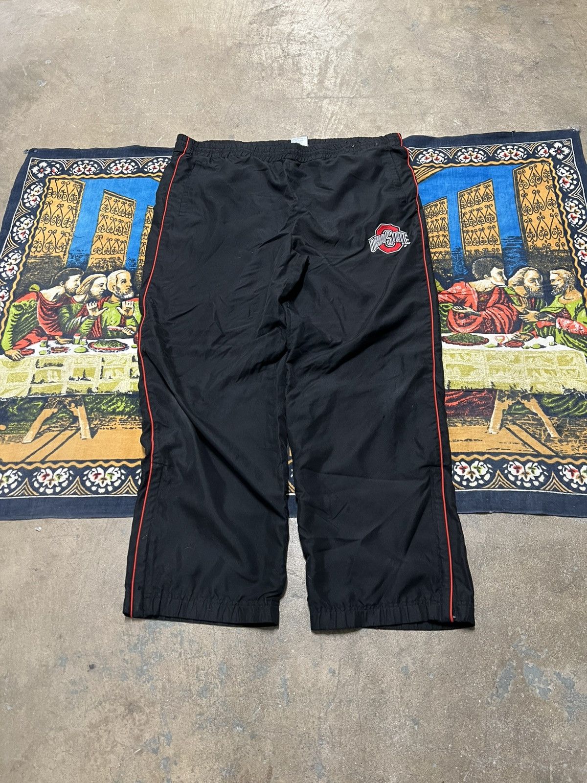 Nike Vintage Nike Ohio State trackpants baggy wide leg skater y2k Size US 36 / EU 52 - 3 Thumbnail