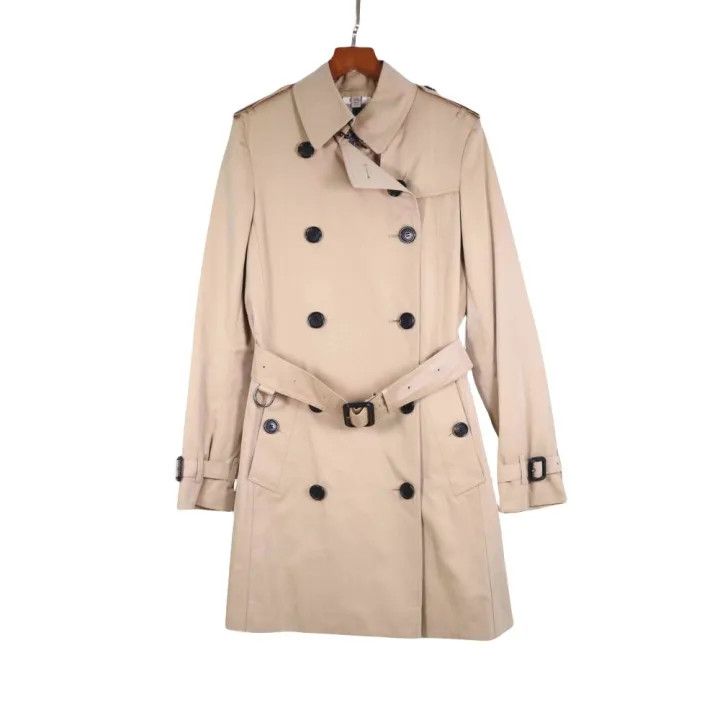 Burberry Burberry Beige Double Breasted Trench Coat 0079 Size S / US 4 / IT 40 - 1 Thumbnail