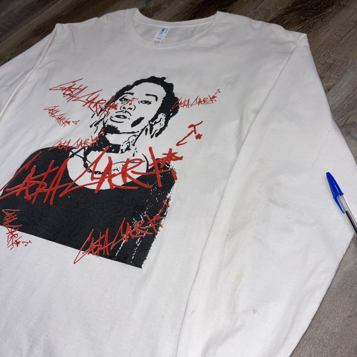 Playboi Carti 2018 Playboi Carti Cash Carti Tour Shirt Mens Large Awge Rap Size US L / EU 52-54 / 3 - 8 Thumbnail
