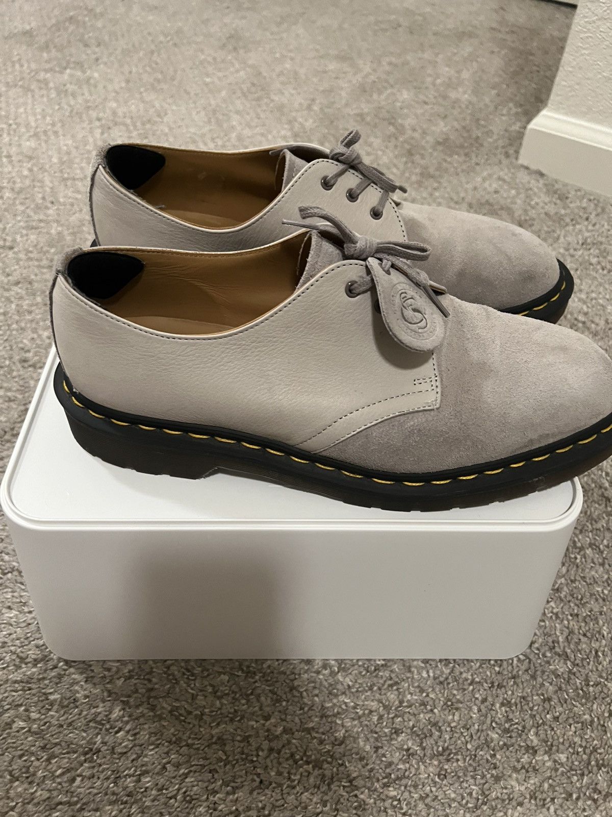 Dr. Martens 1461 Pewter Gray Dr Martens Made in England Size US 10 / EU 43 - 4 Thumbnail