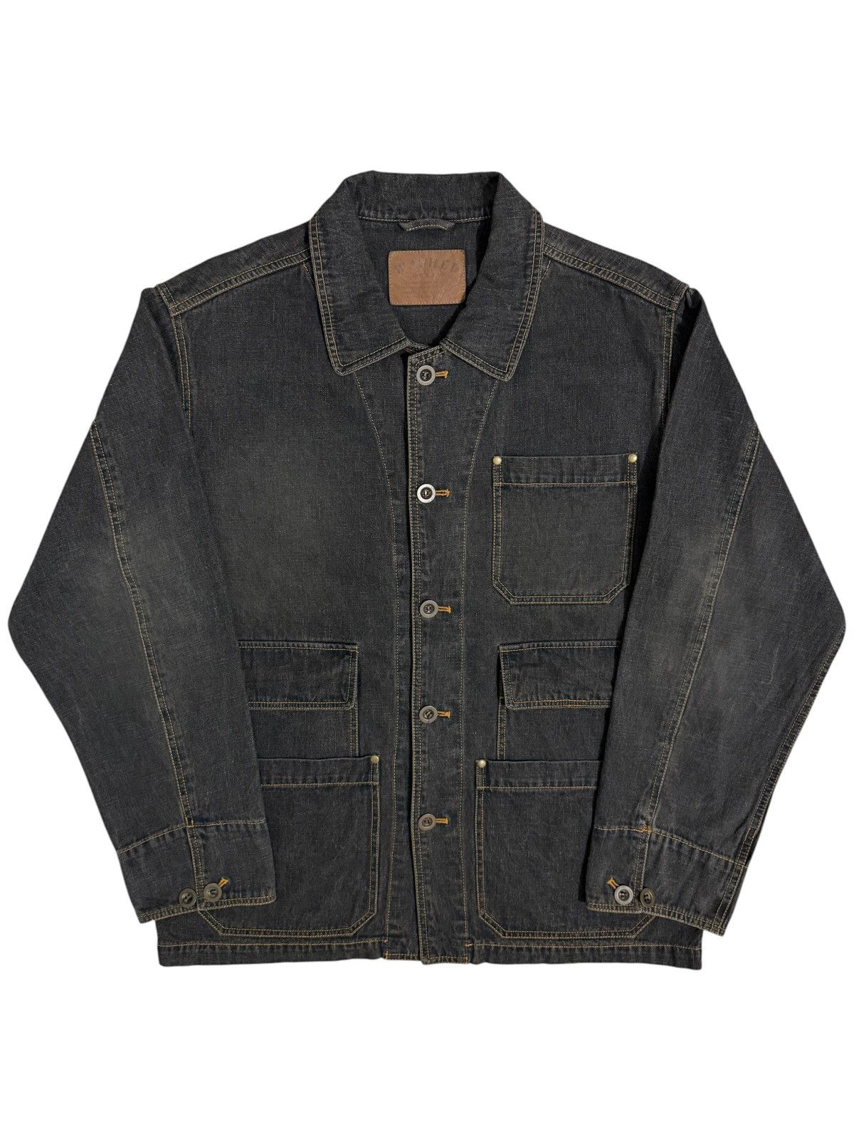 Issey Miyake Issey miyake chore denim washed jacket Size US L / EU 52-54 / 3 - 1 Thumbnail