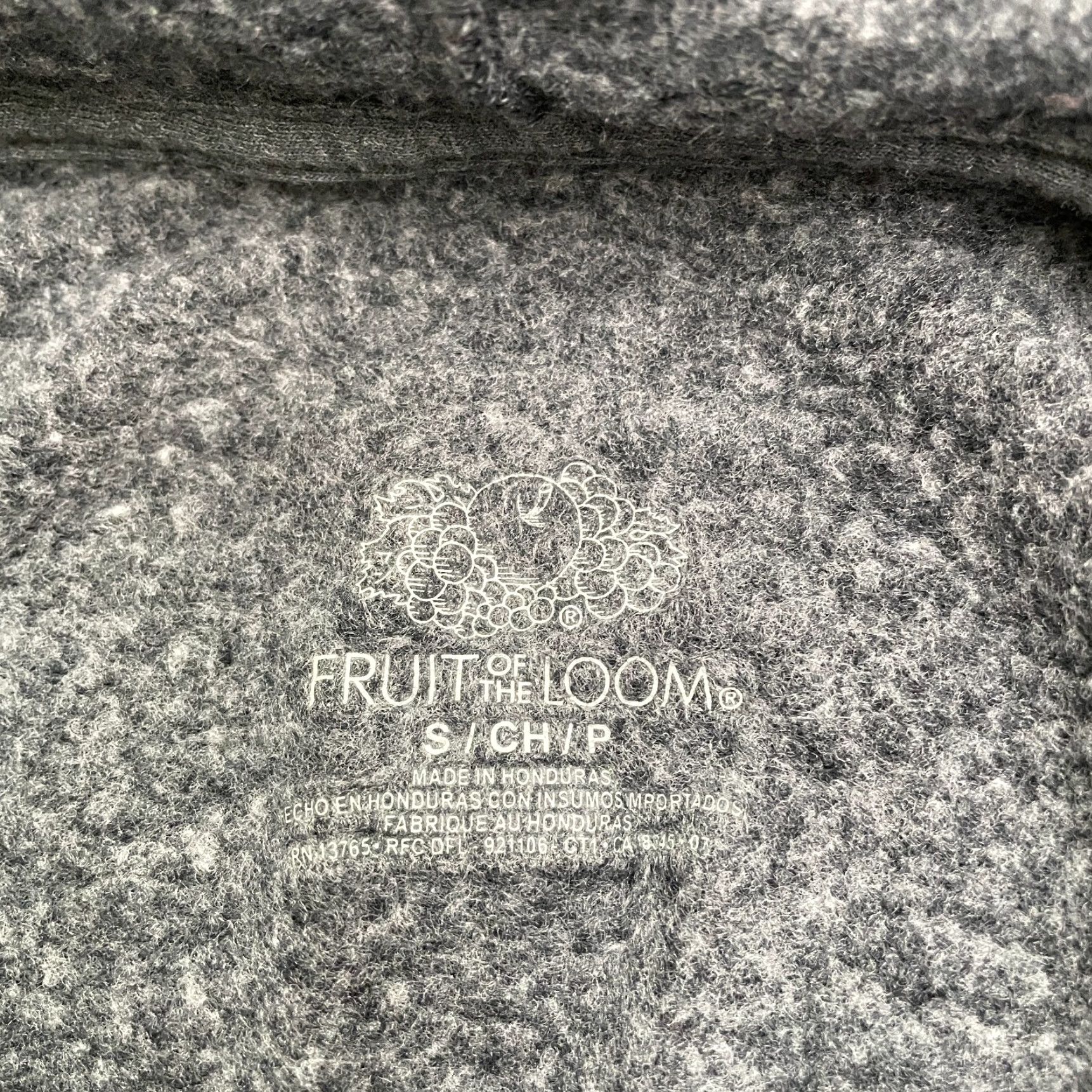 Fruit Of The Loom Fruit of the Loom Pullover Hoodie Womens Small Gray Fleece Drawstring Logo Size S / US 4 / IT 40 - 5 Thumbnail