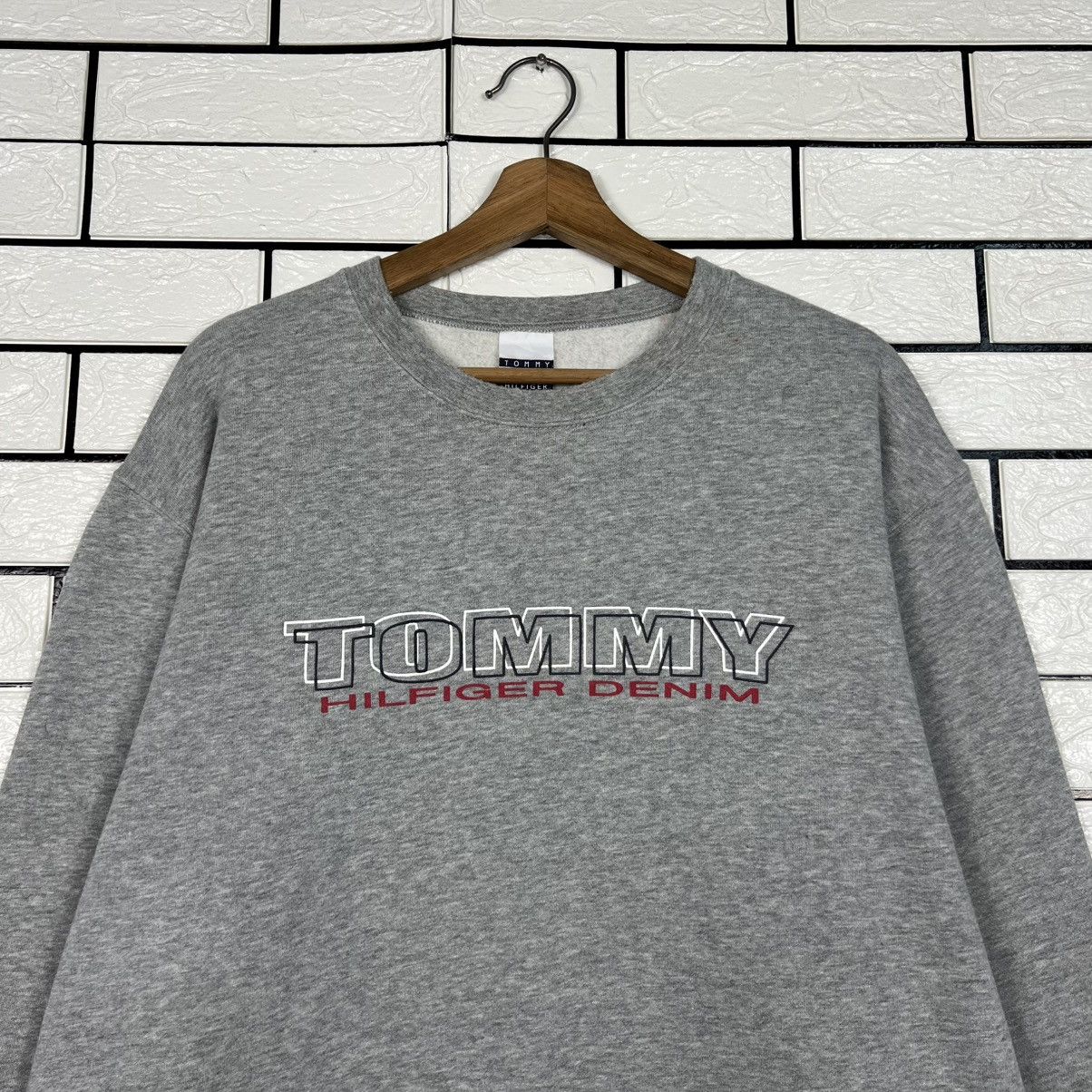 Tommy Hilfiger Vintage TOMMY HILFIGER DENIM Crewneck Sweatshirt #3978-C181 Size US L / EU 52-54 / 3 - 2 Thumbnail