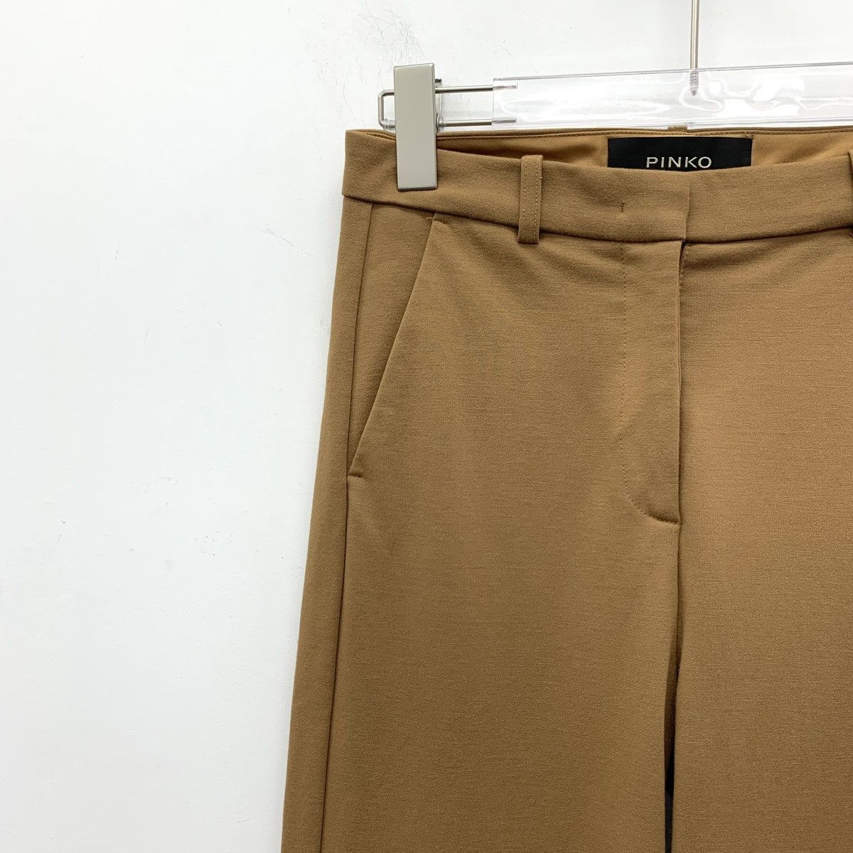 Pinko Pinko Camel Straight Leg Casual Pants K26WX Size 26" / US 2 / IT 38 - 3 Thumbnail