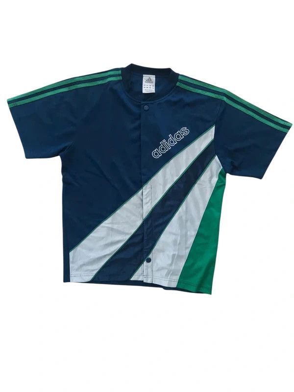Adidas Vintage jersey tee Size US S / EU 44-46 / 1 - 1 Thumbnail