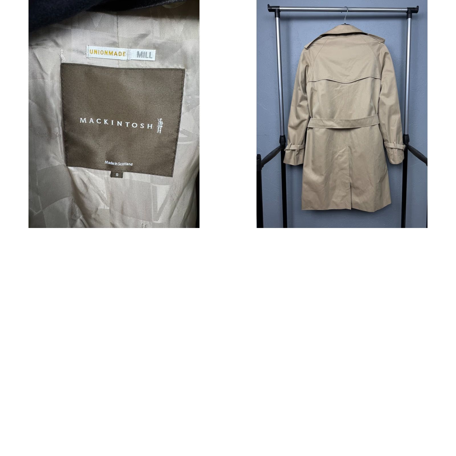 Mackintosh Mackintosh Trench Coat Jacket Womens with removable lining S Beige Popular UK Brand 90s Event style: Trench Coat Womens Medium? Size S / US 4 / IT 40 - 9 Thumbnail