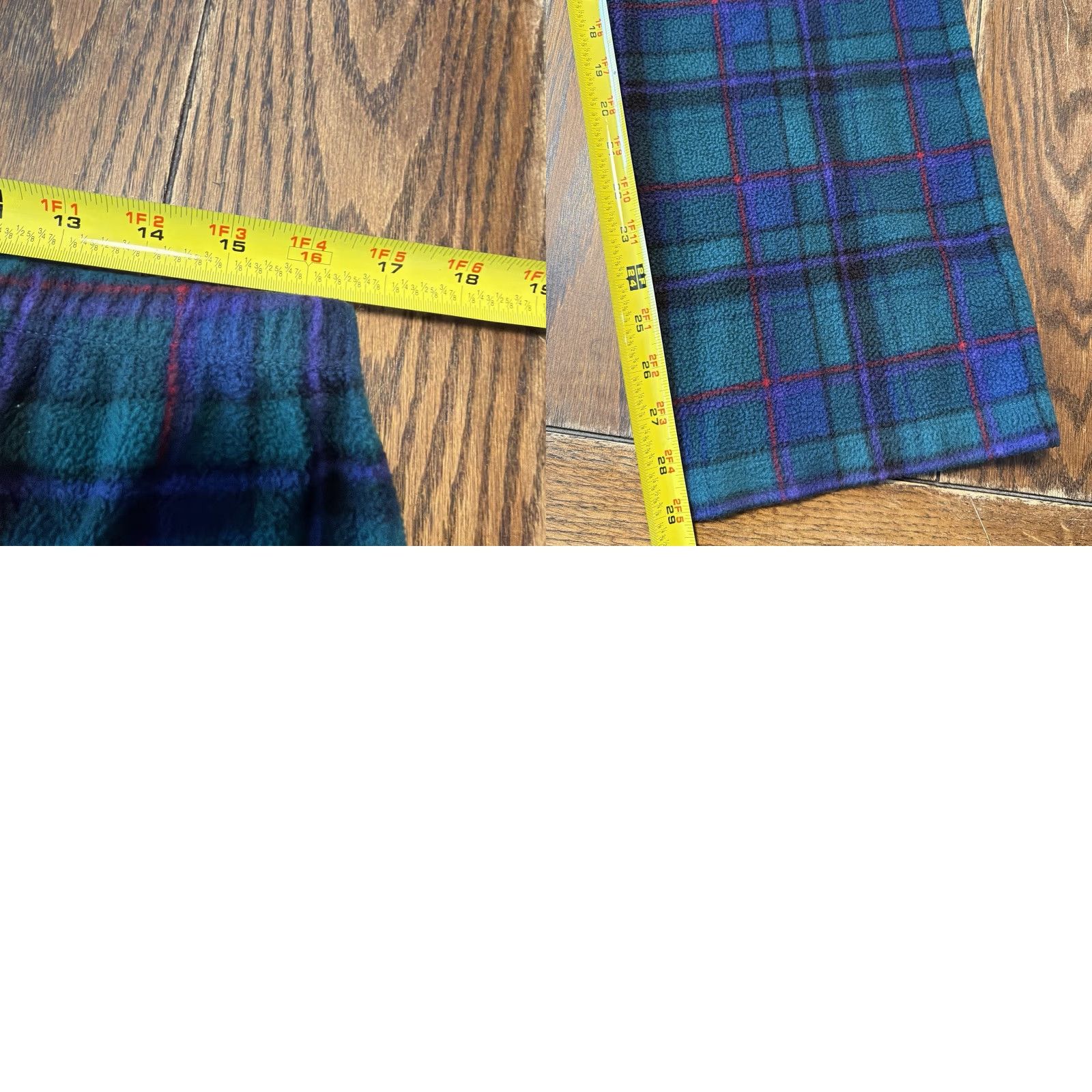 Ralph Lauren VINTAGE Ralph Lauren Pajama Set Womens Large Green Plaid Flannel 2pc Sleepwear Size ONE SIZE - 9 Thumbnail