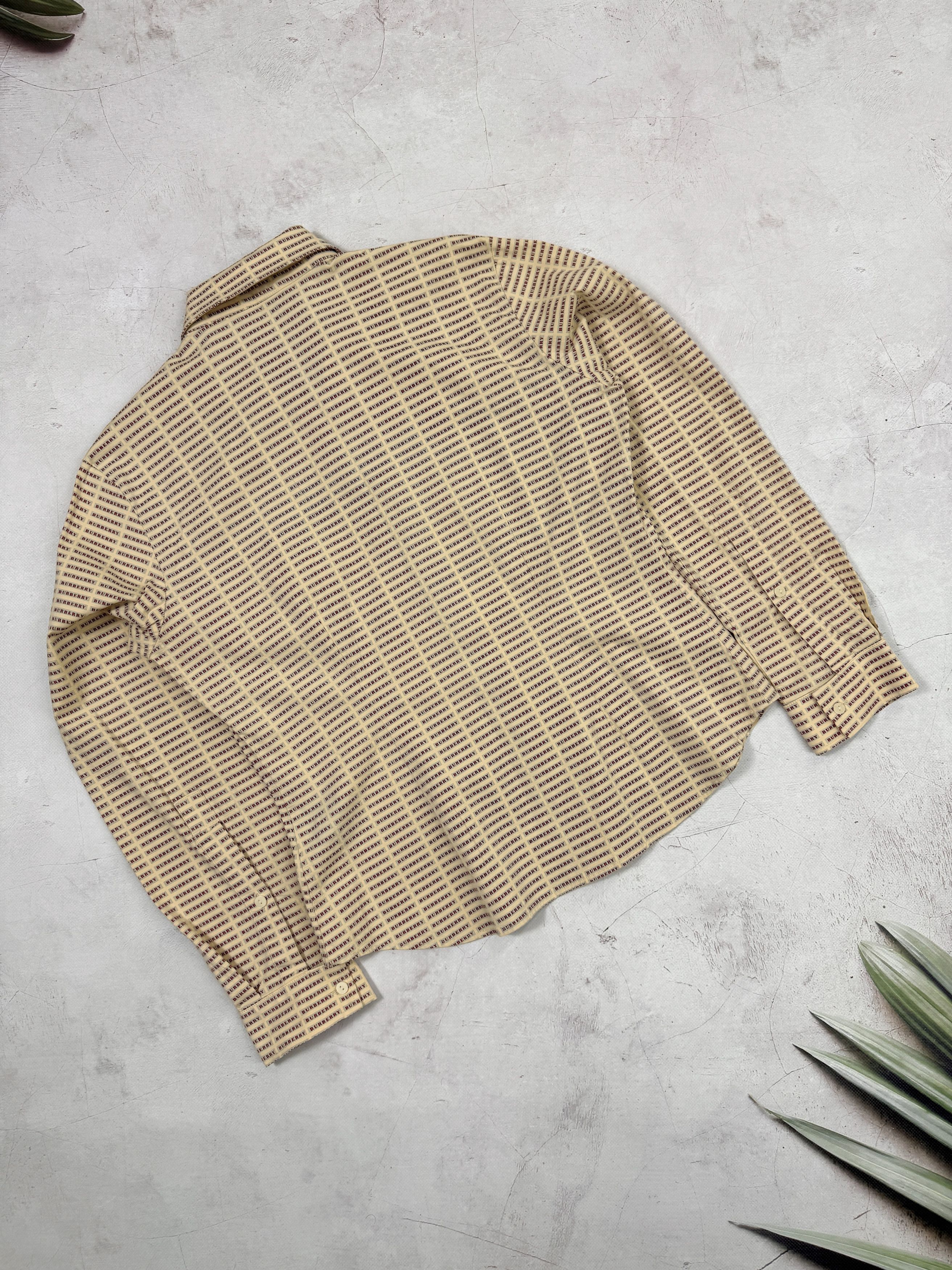 Burberry Vintage Burberry London Shirt Blouse Monogram Logo Women Size L / US 10 / IT 46 - 21 Thumbnail
