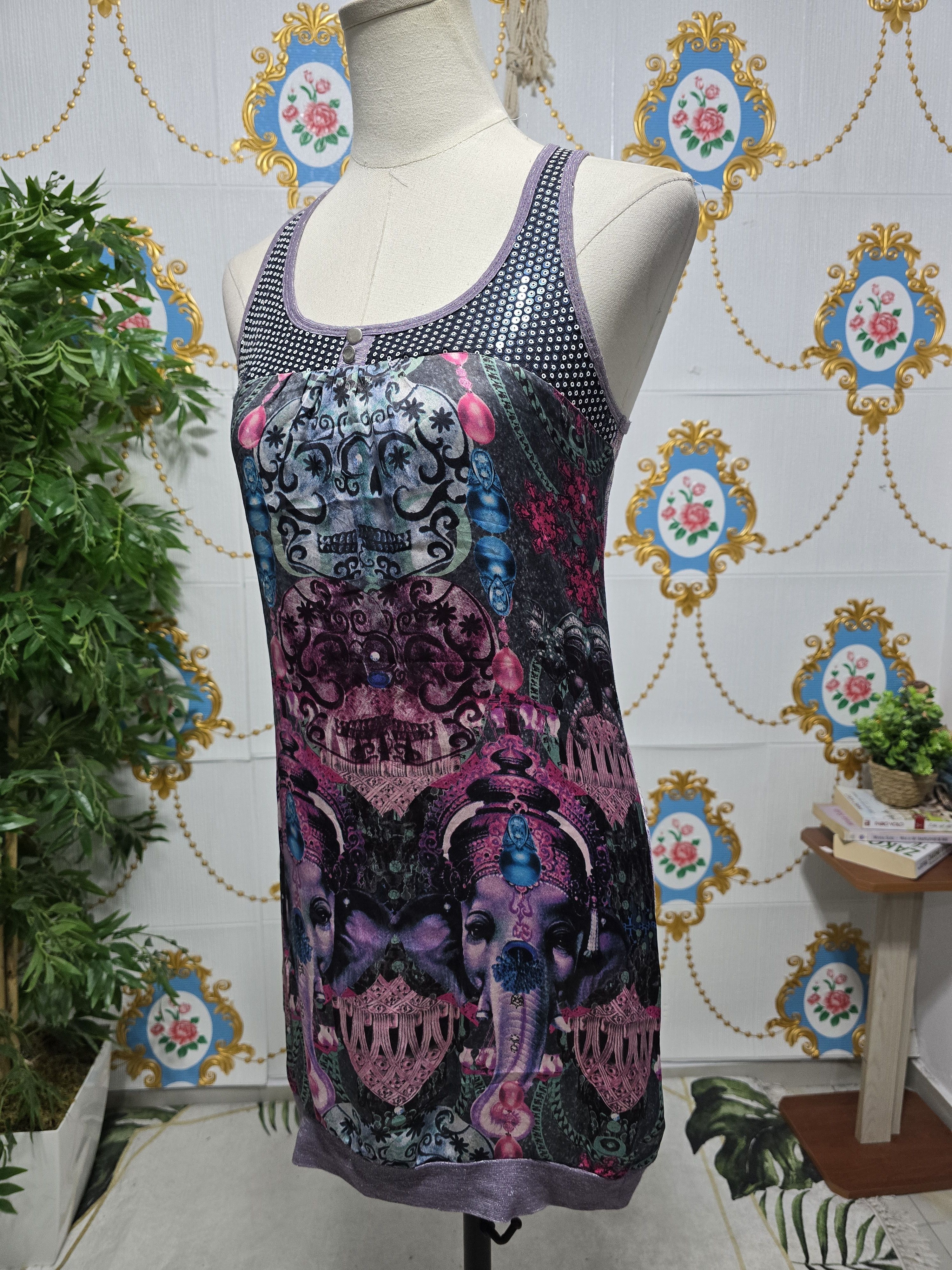 Custo Barcelona CUSTO BARCELONA featuring graphic skull and elephant prints Size S / US 4 / IT 40 - 6 Thumbnail