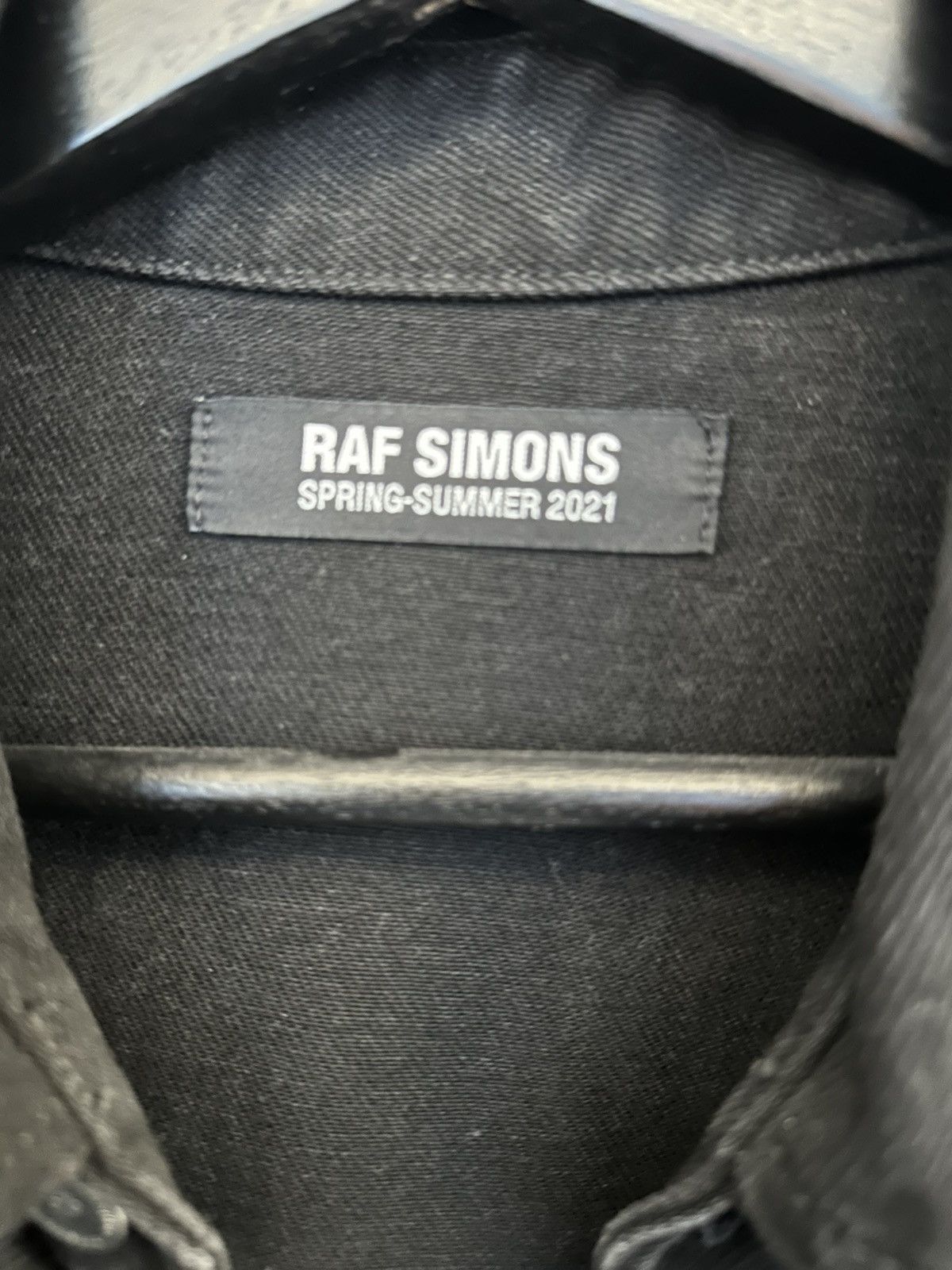 Raf Simons Raf Simons Black Patch Denim Shirt Size US M / EU 48-50 / 2 - 3 Thumbnail