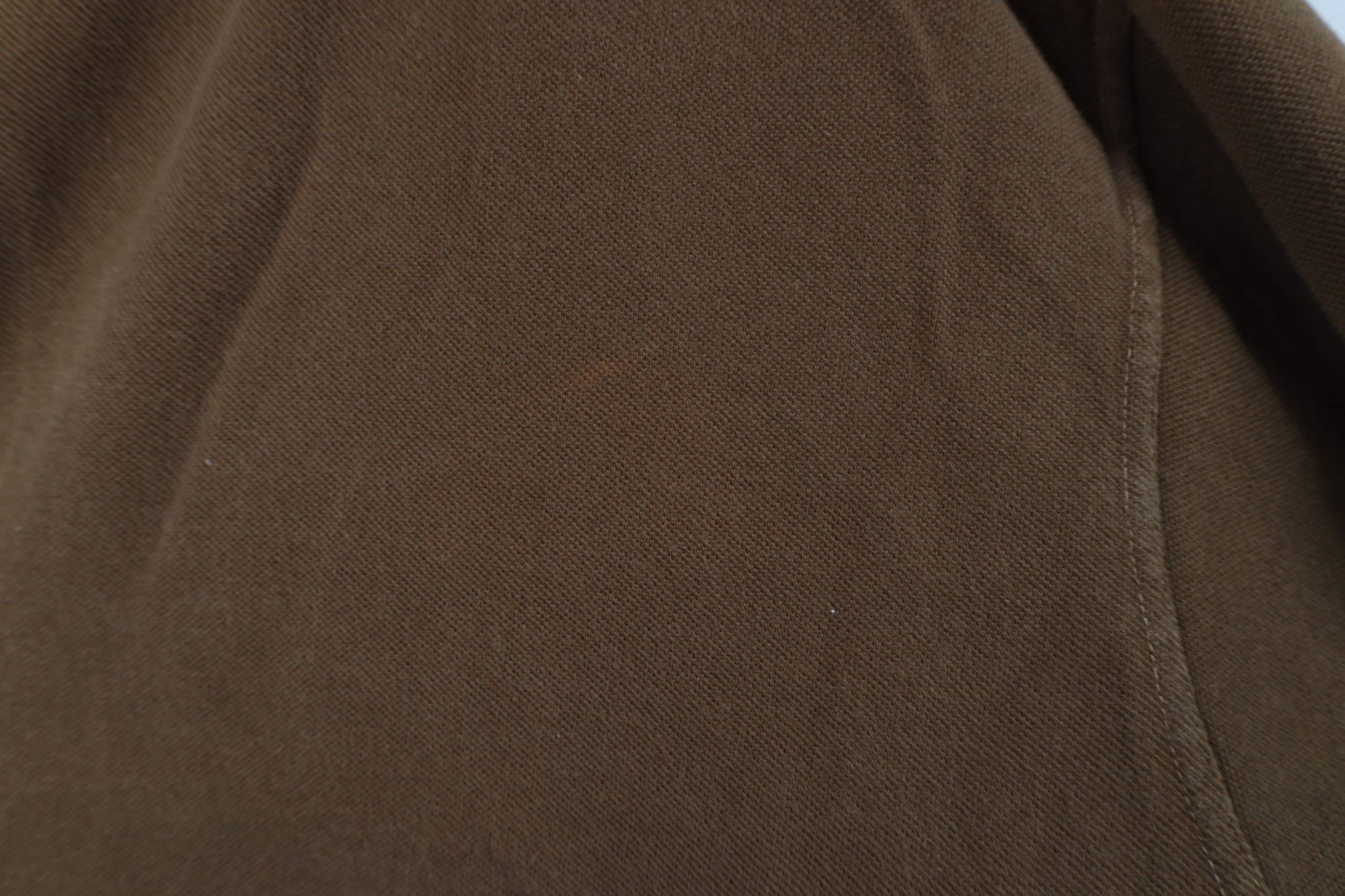Vintage Vintage 90s Streetwear Mock Neck Long Sleeve T-Shirt Brown Size US L / EU 52-54 / 3 - 4 Thumbnail