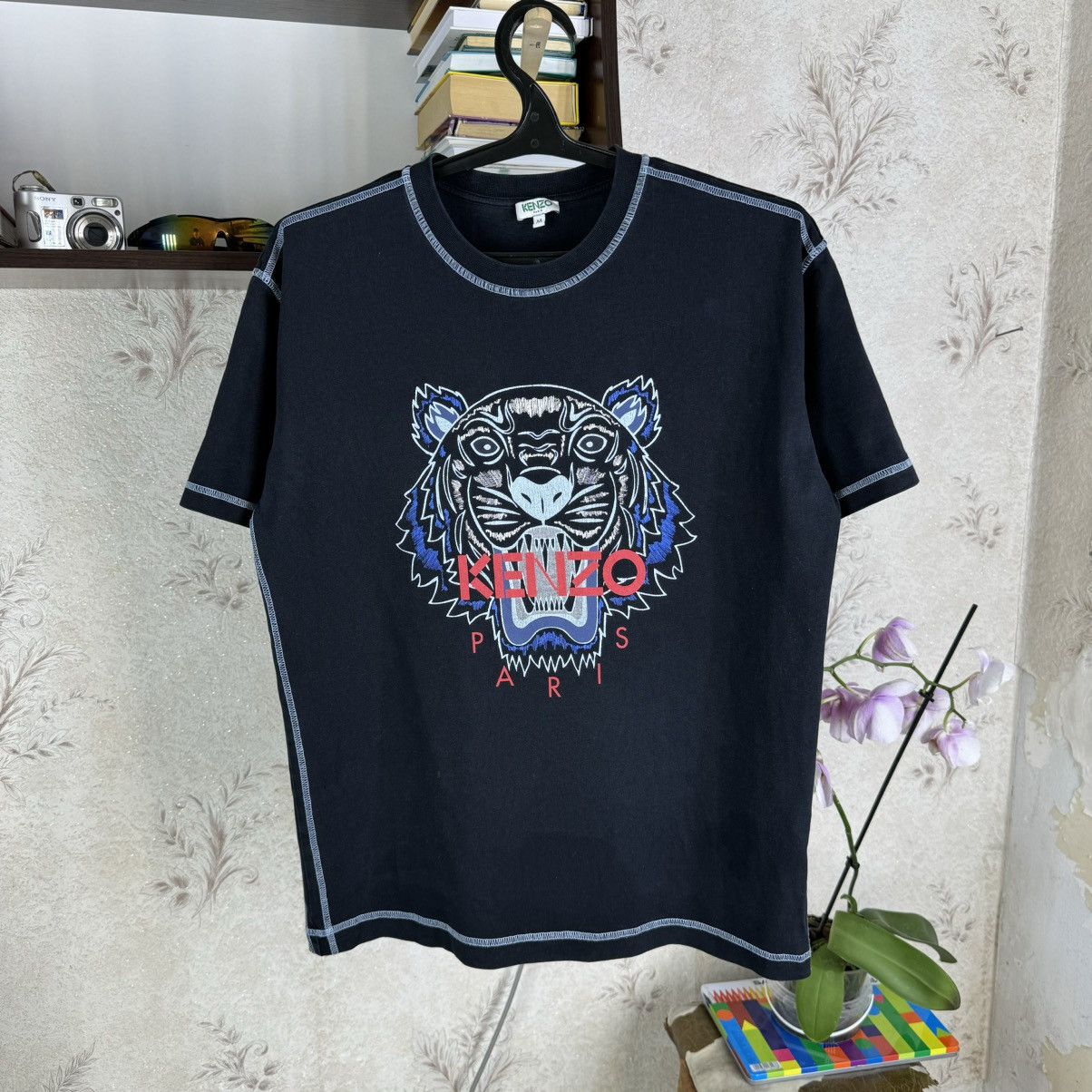 Kenzo Kenzo Paris Tiger T shirt Black Luxury Streetwear Sz M Size US M / EU 48-50 / 2 - 1 Thumbnail
