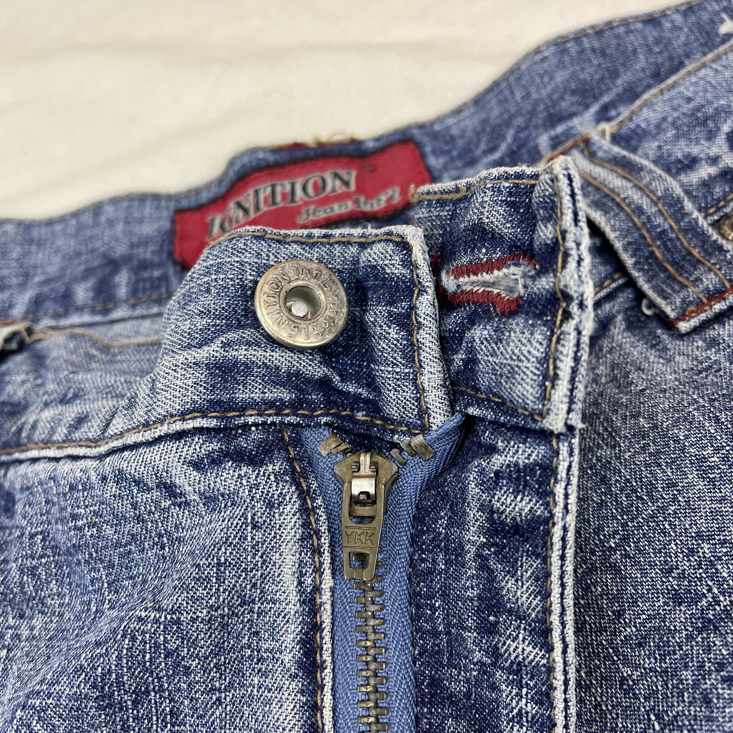 Japanese Brand IGNITION JEAN Denim Patch Logo Design #1290/AS Size US 36 / EU 52 - 8 Thumbnail