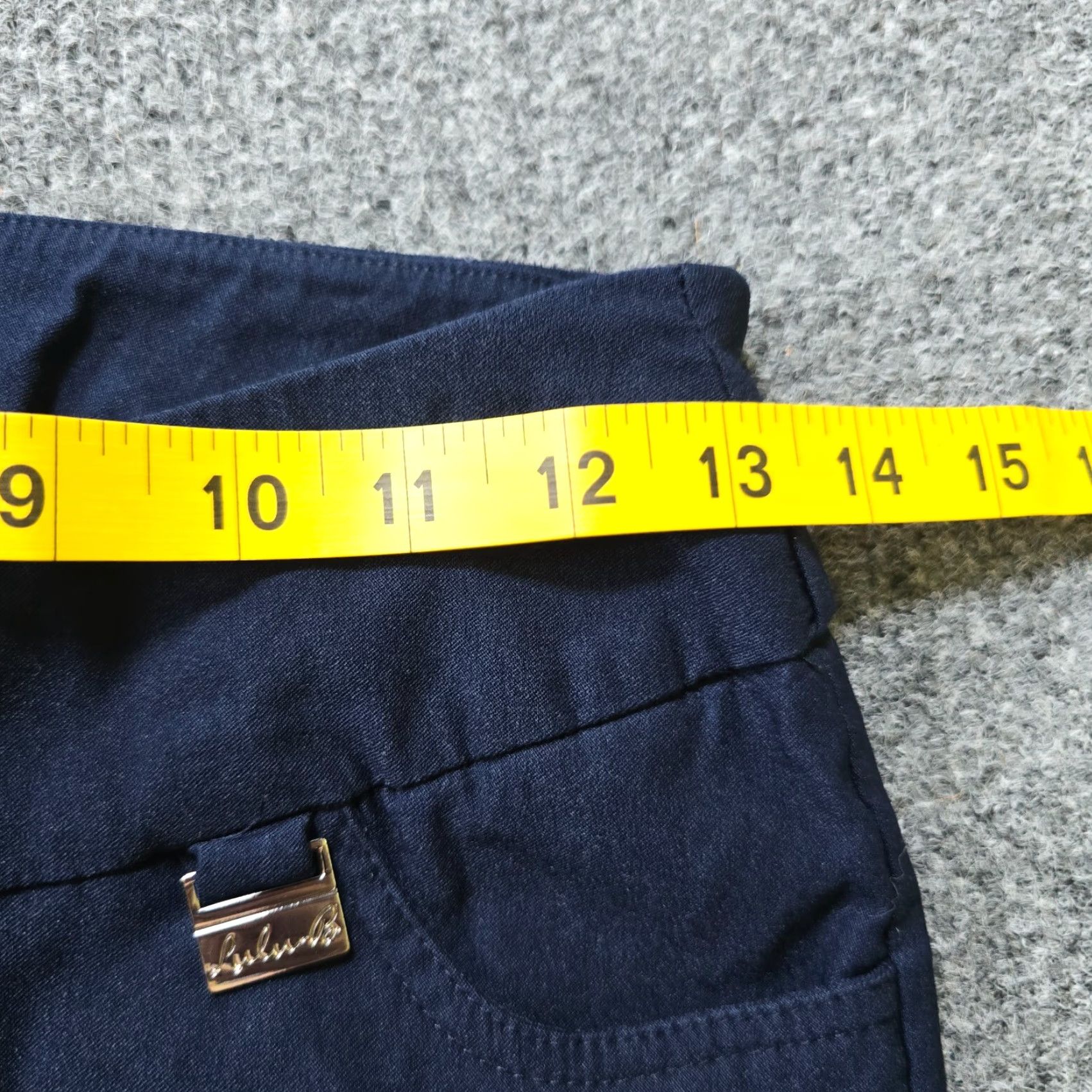 Vintage Lulu B Pants Womens Size 2 Blue Stretch Tapered Performance Casual Dress Pants Regular Slim Fit Womensใจ Size 26" / US 2 / IT 38 - 5 Thumbnail