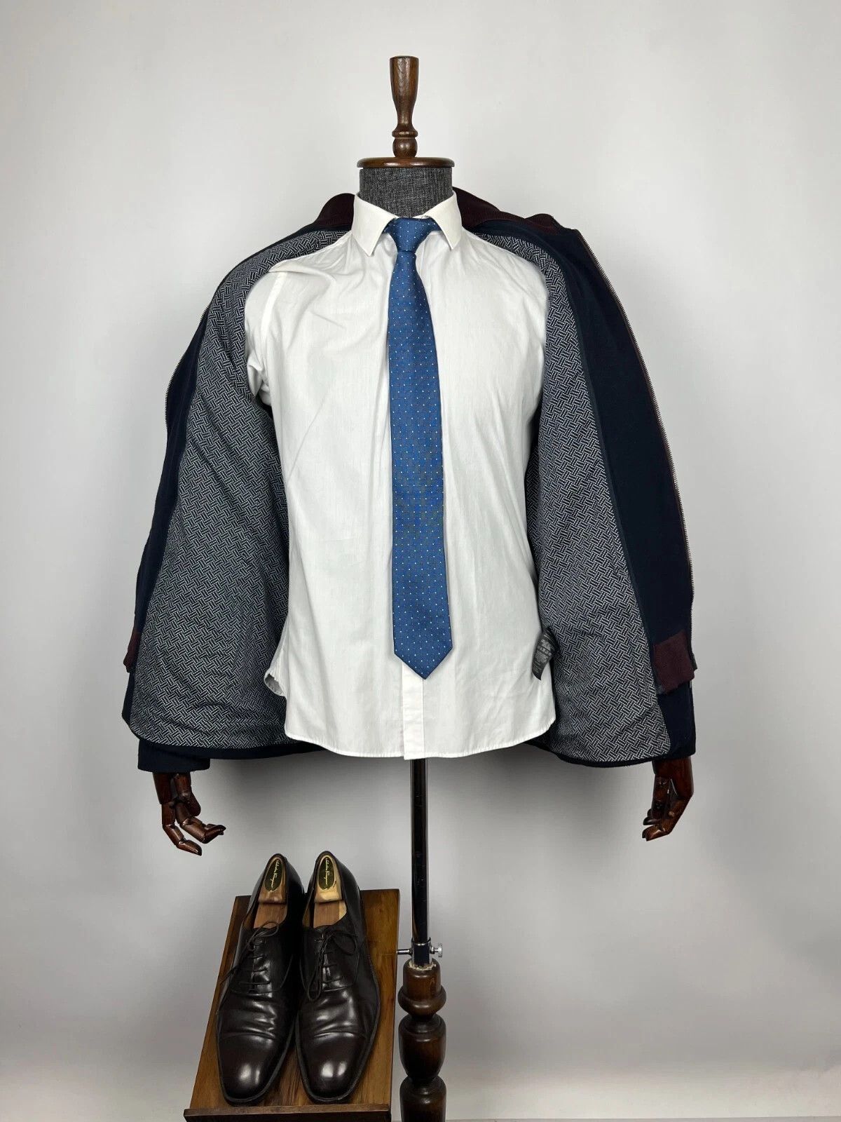 Ted Baker Ted Baker London Black Removable Lining Two Button Jacket Size US XL / EU 56 / 4 - 12 Thumbnail