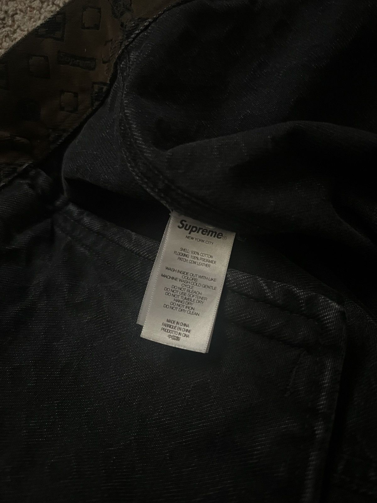 Supreme Supreme Flocked Denim Brown Size US M / EU 48-50 / 2 - 4 Thumbnail