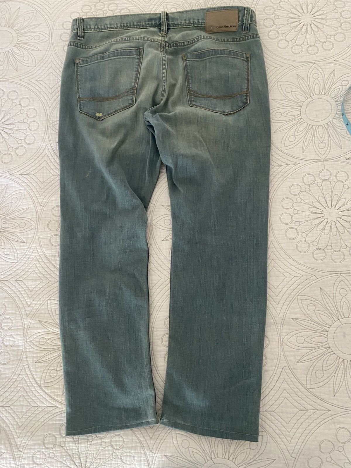 Calvin Klein Calvin Klein CK Jeans Mens Stretch Skinny Blue Size 34x27 Size US 34 / EU 50 - 2 Thumbnail