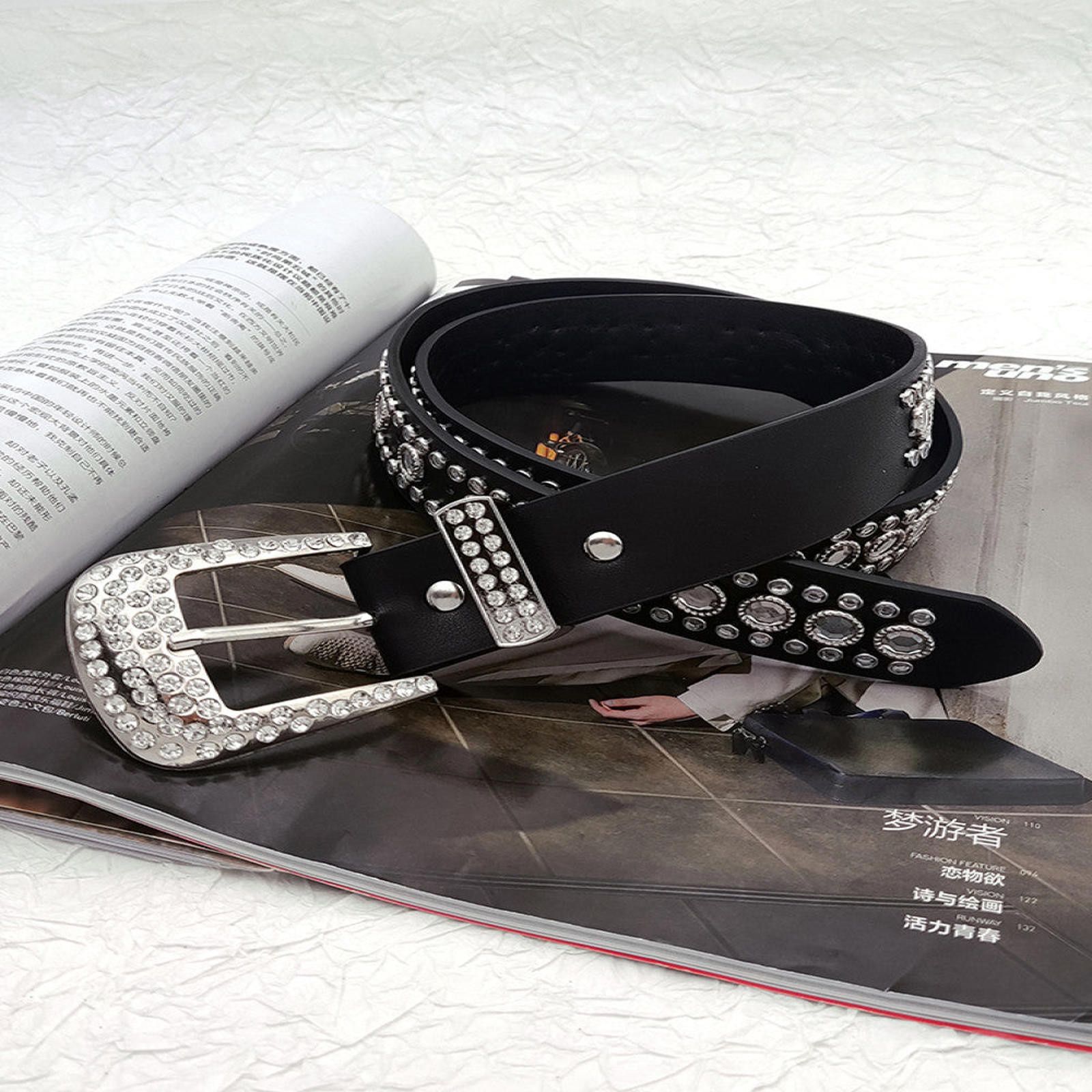 Other Rhinestone Studded Belts Set Size ONE SIZE - 4 Thumbnail