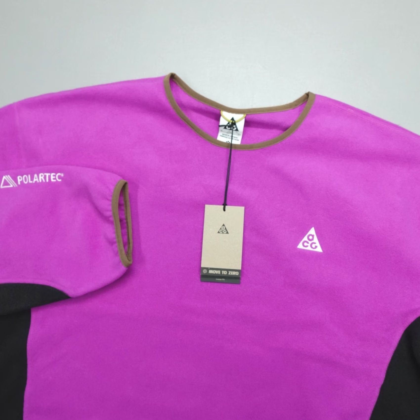 Nike Nike ACG Wolf Tree Fleece Polartec Sweatshirt Men XL Vivid PurpleHV1117–551 Size US XL / EU 56 / 4 - 2 Thumbnail