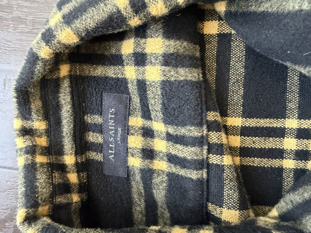 Allsaints Plaid yellow/ lack button down shirt allsaints Size US L / EU 52-54 / 3 - 2 Thumbnail